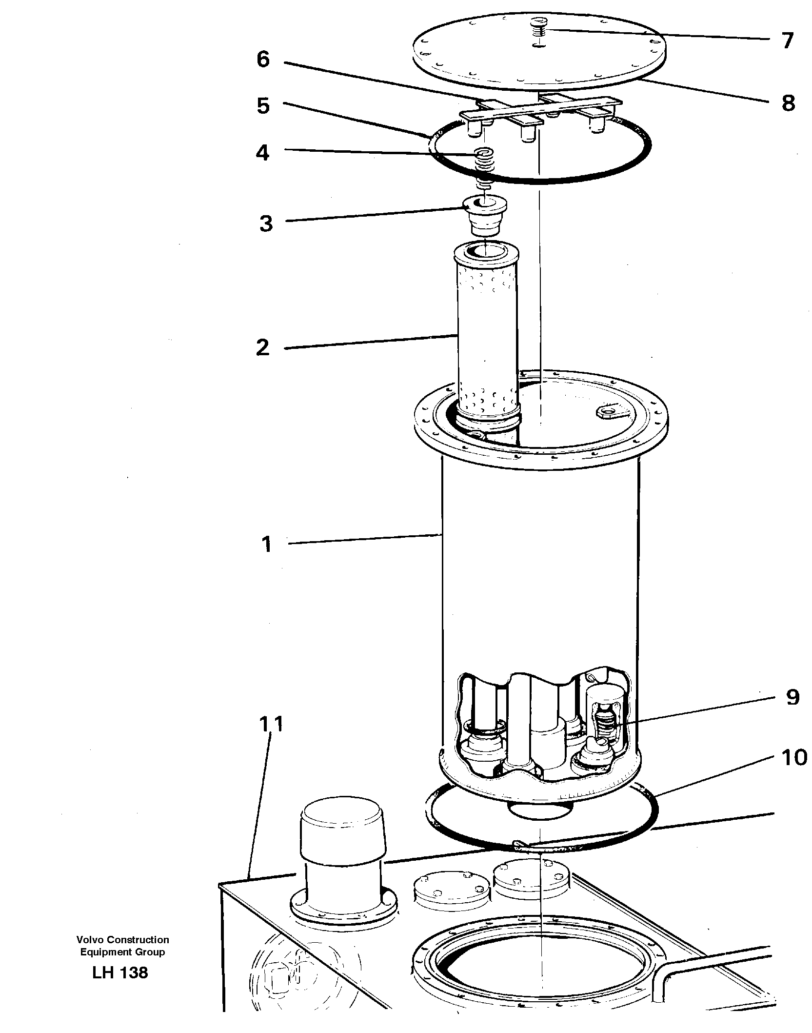 Filter box — volvo parts diagram