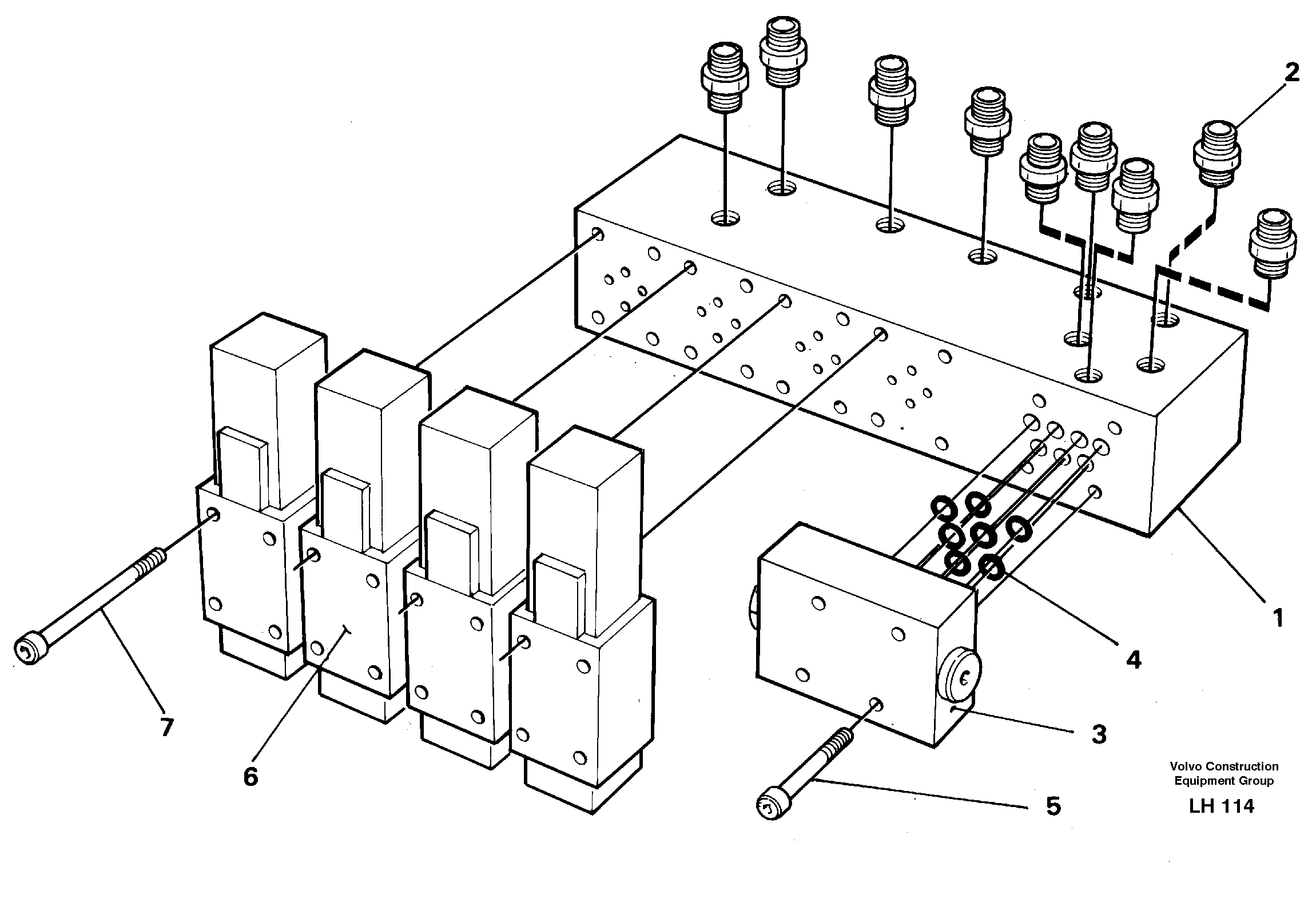 Control block — volvo parts diagram
