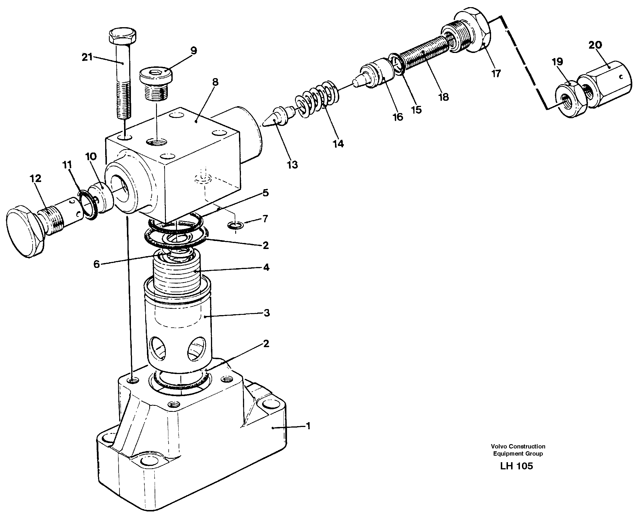Pressure limiting valve — volvo parts diagram