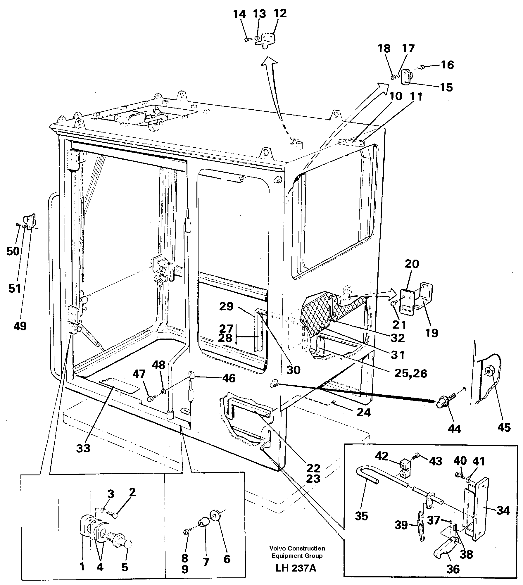 Interior components — volvo parts diagram