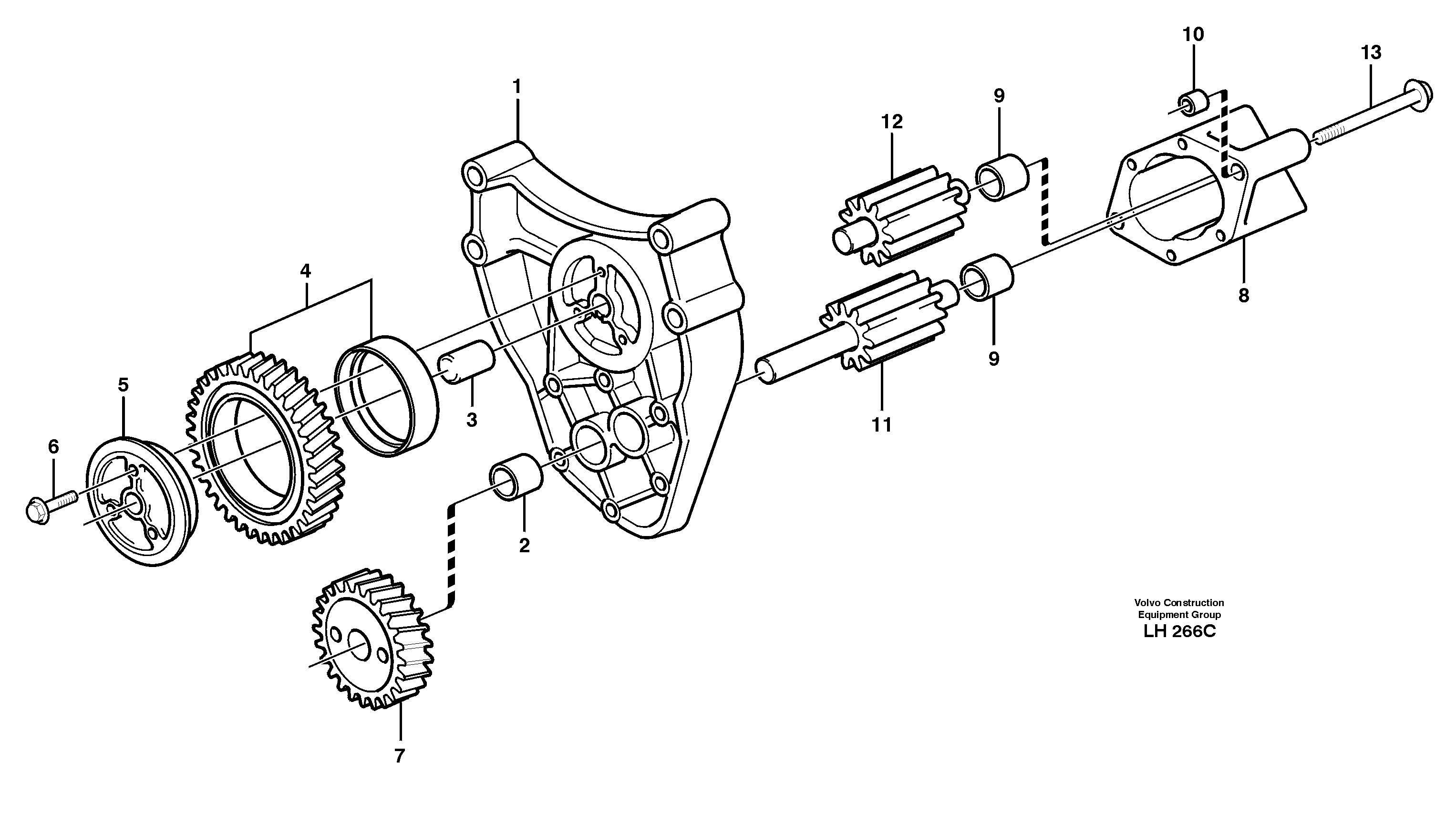 Oil pump — volvo parts diagram