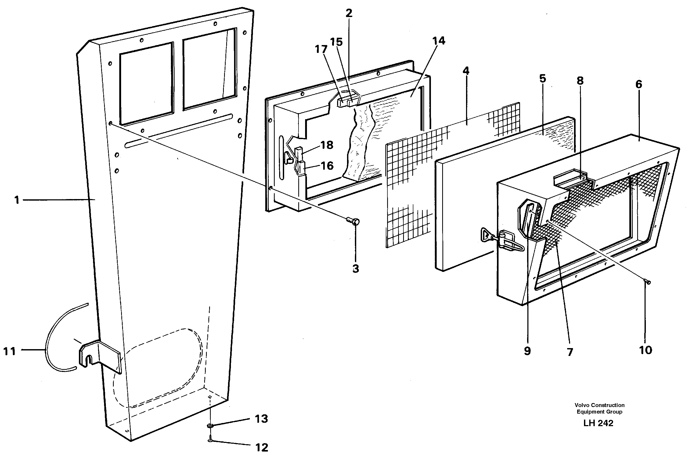 Air inlet — volvo parts diagram