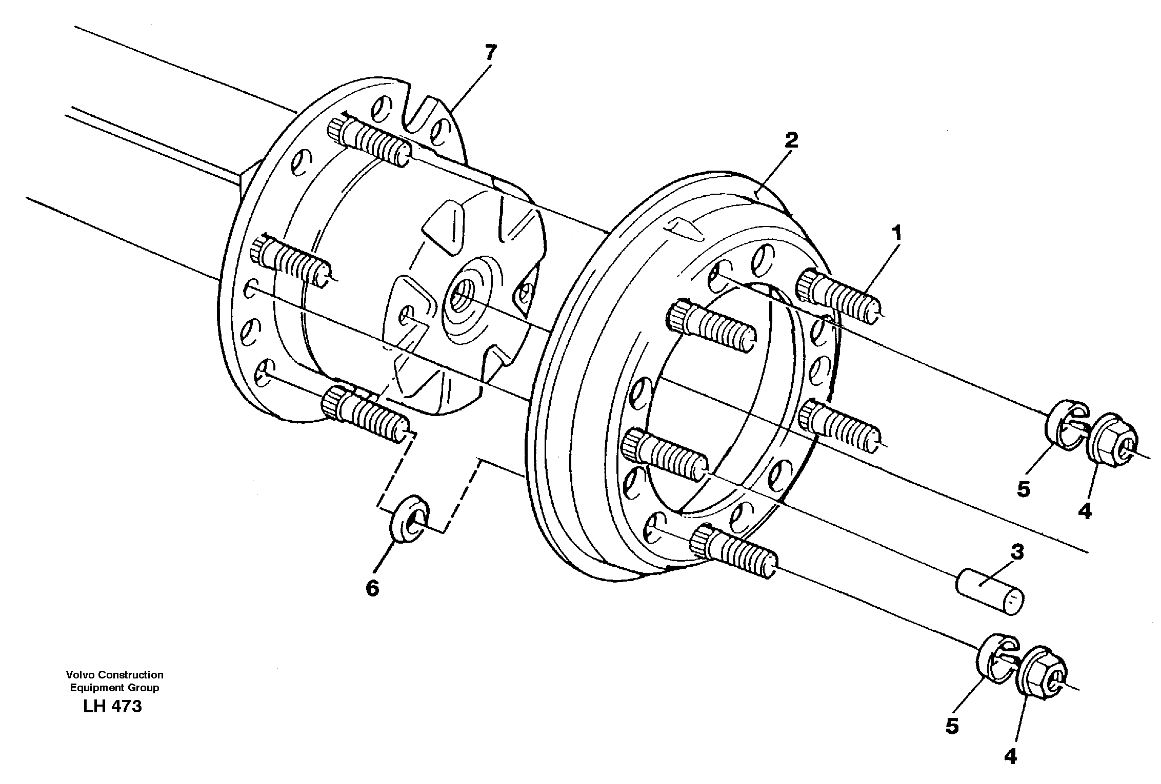 Widening ring  14236133 — volvo parts diagram
