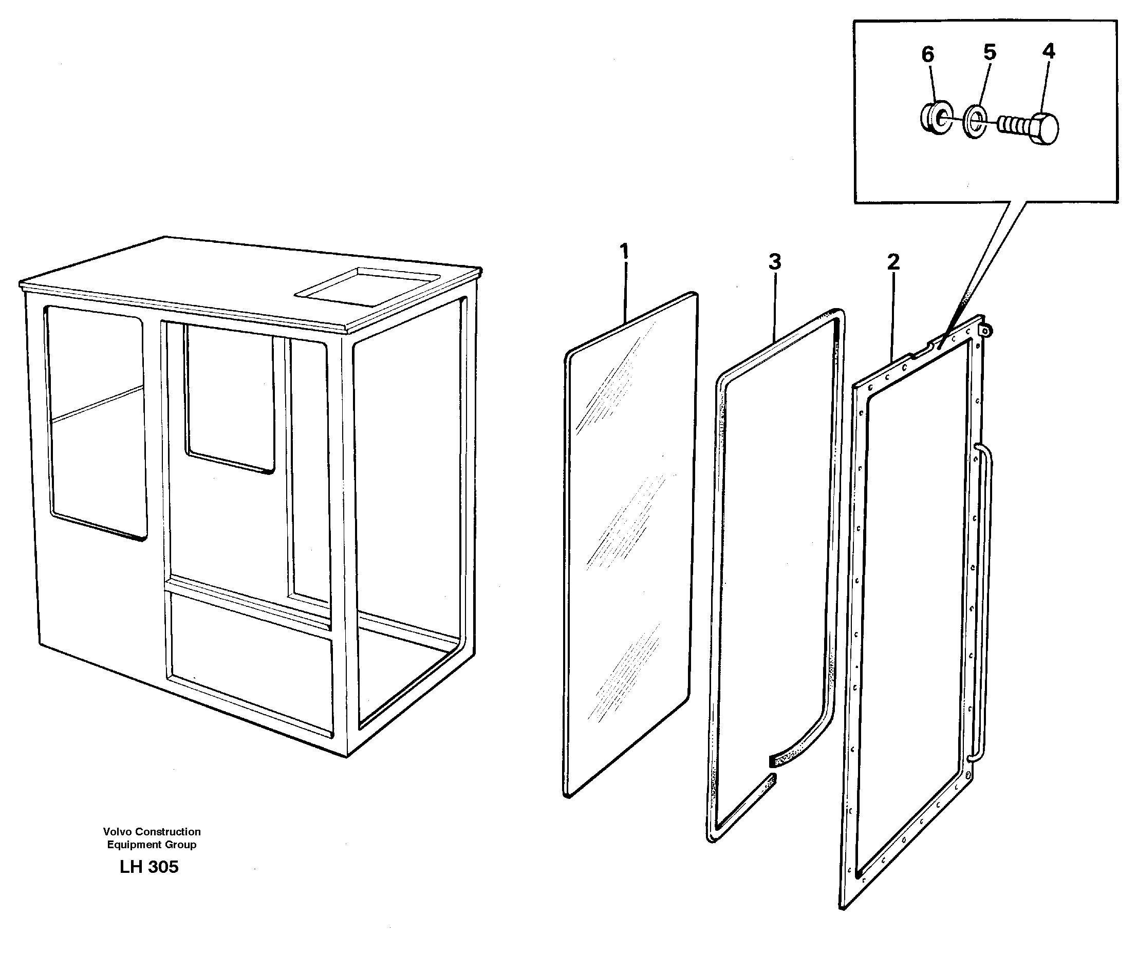 Entire windscreen  14262514 — volvo parts diagram