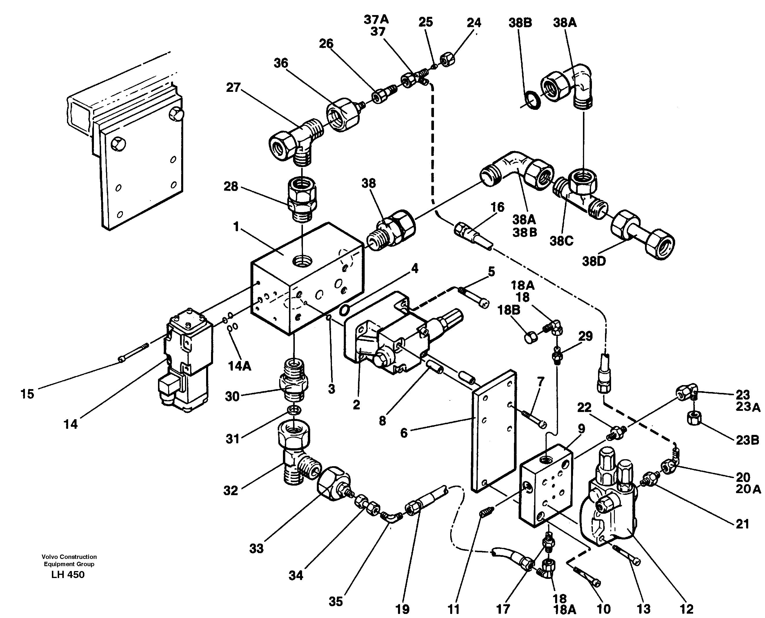 Magnetic equipment Ohio, Valve body  14263260 — volvo parts diagram
