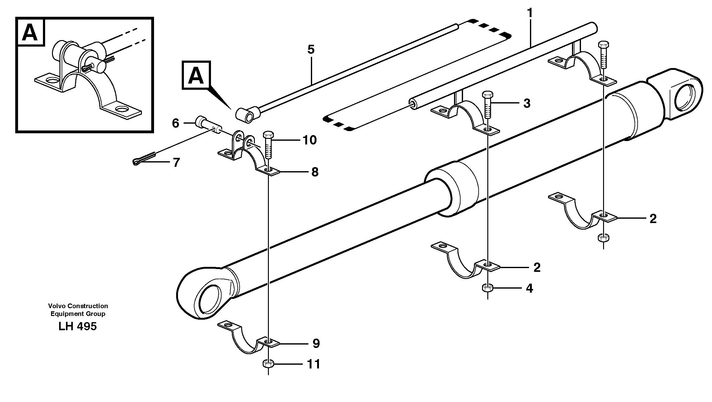 Spark shield  14262810 — volvo parts diagram