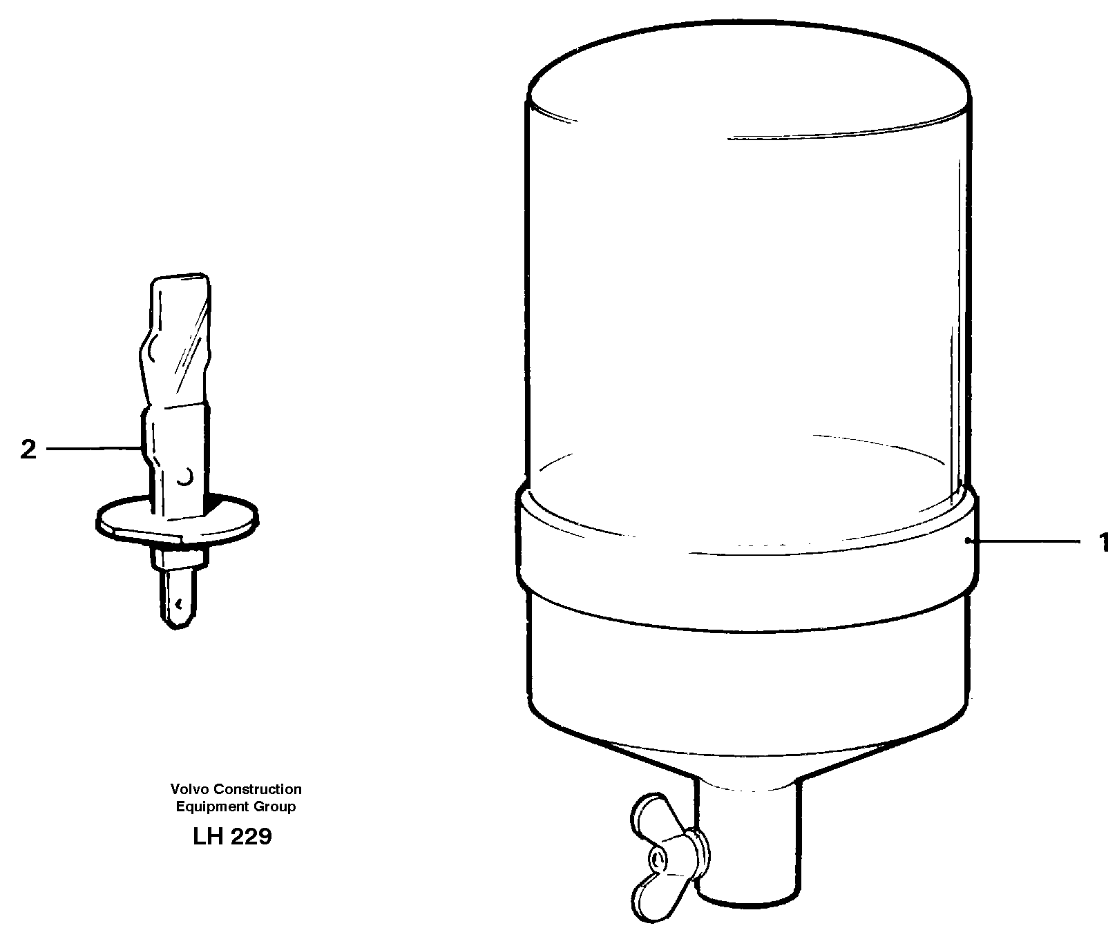 Rotating beacon — volvo parts diagram