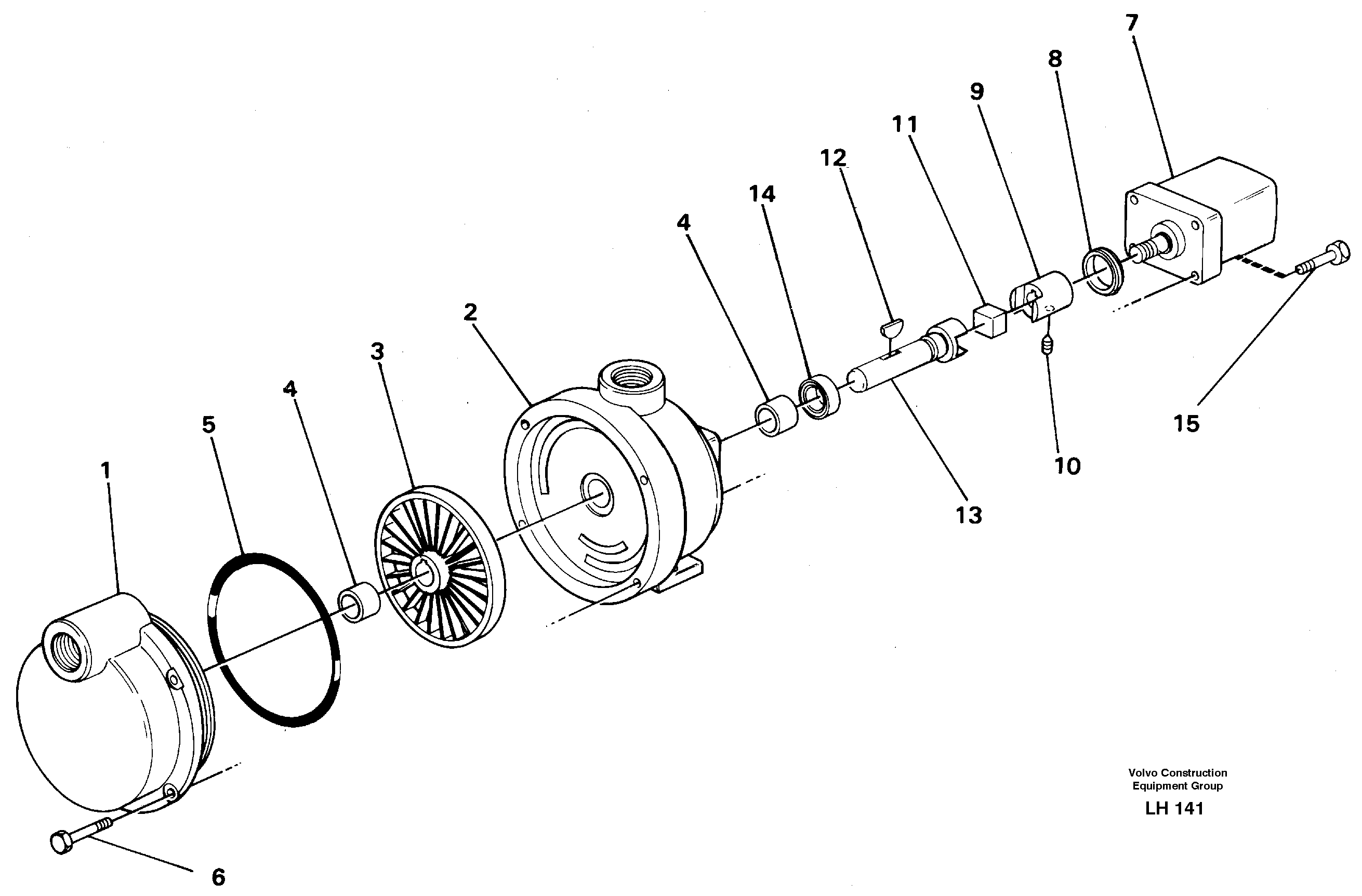 Fuel pump — volvo parts diagram