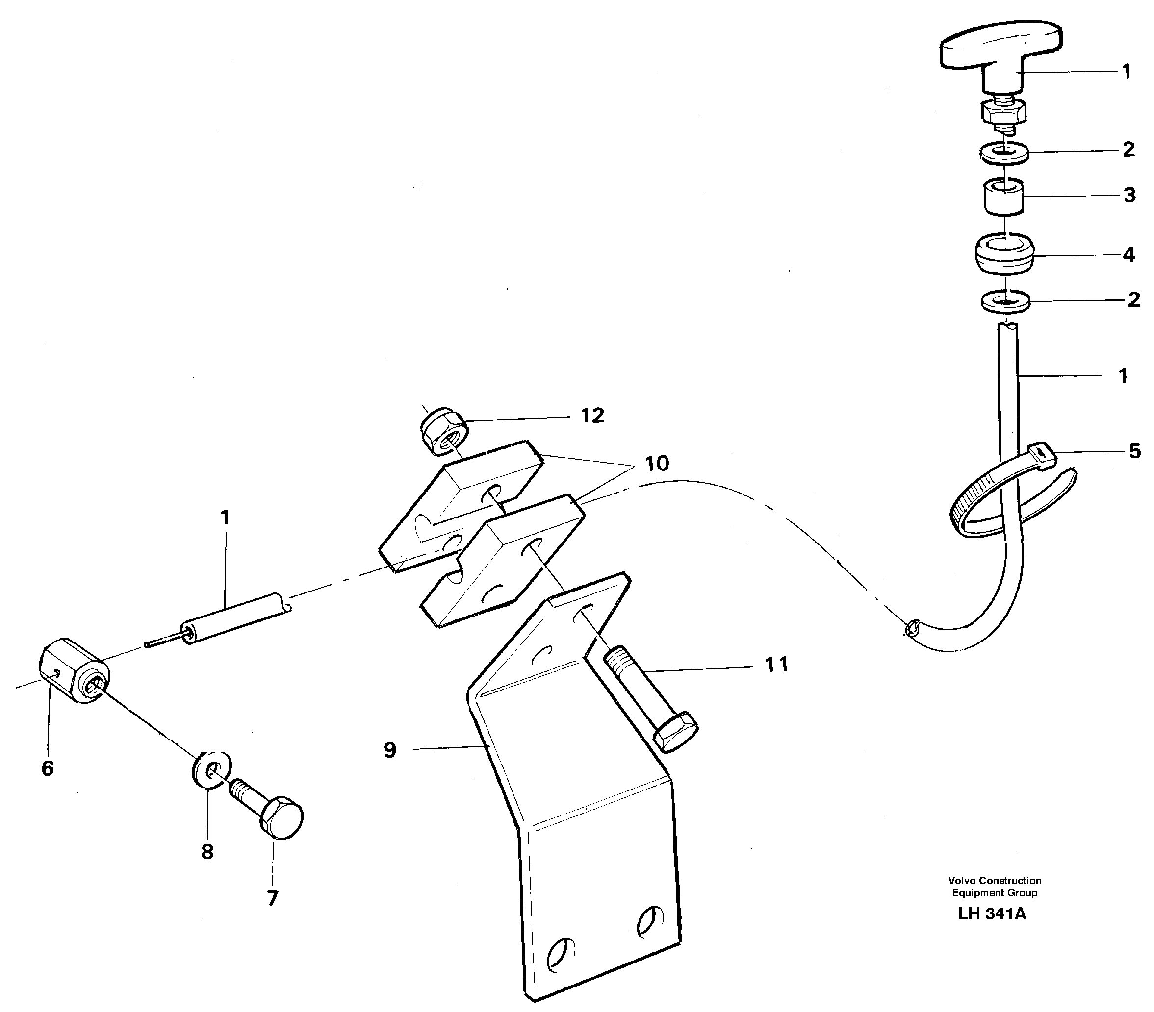 Stop control — volvo parts diagram