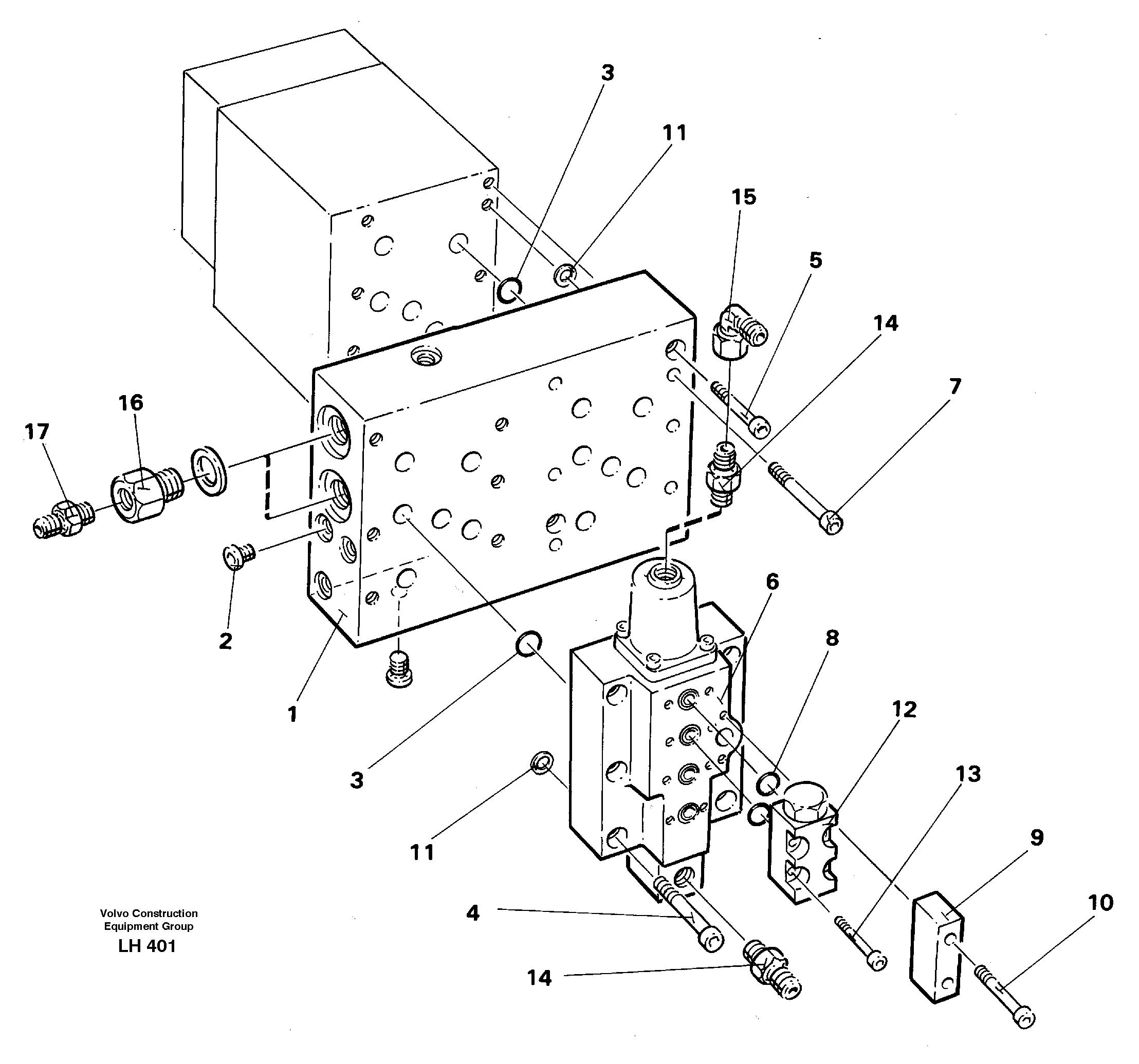 Control block — volvo parts diagram