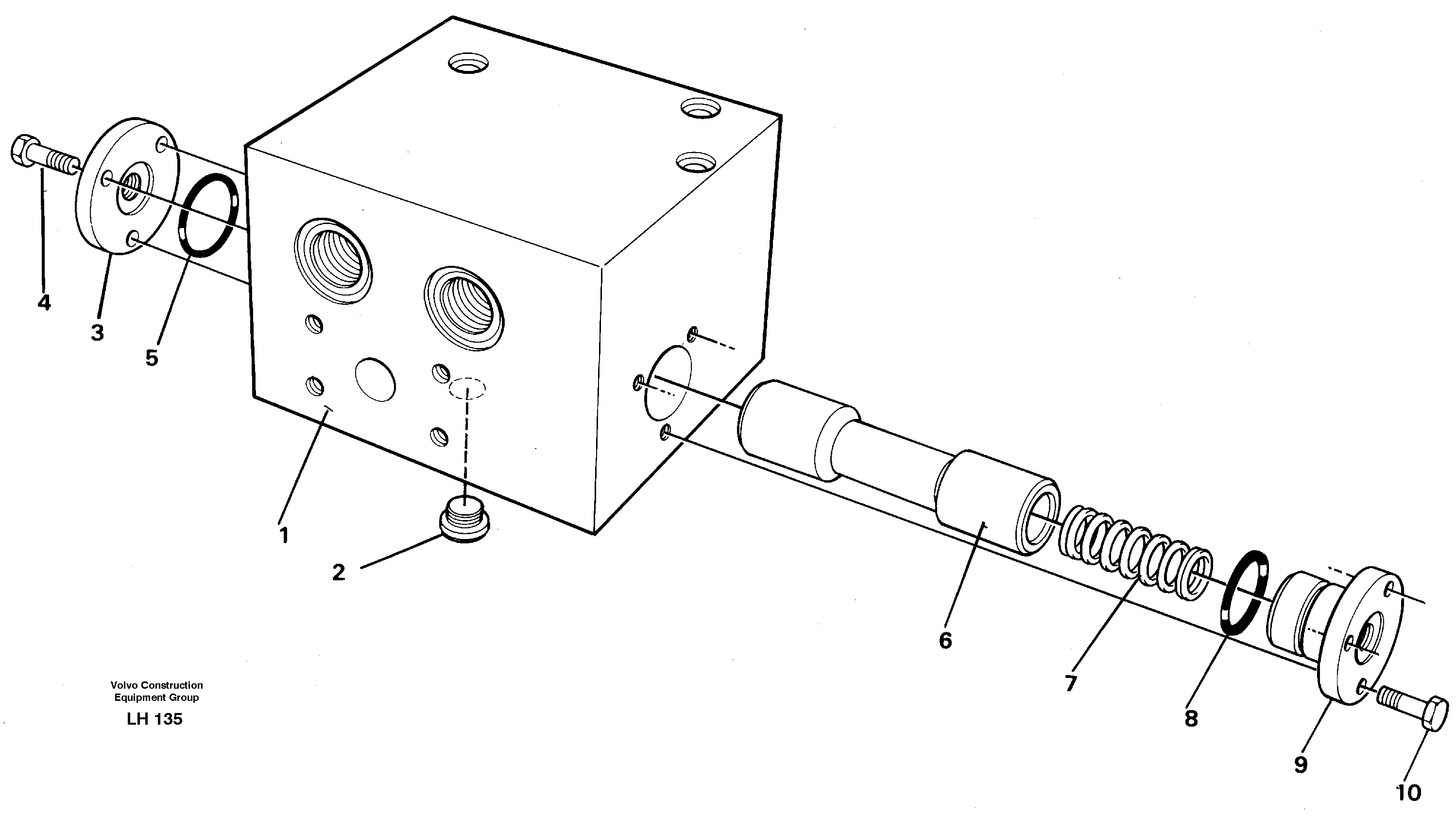 Connection valve — volvo parts diagram