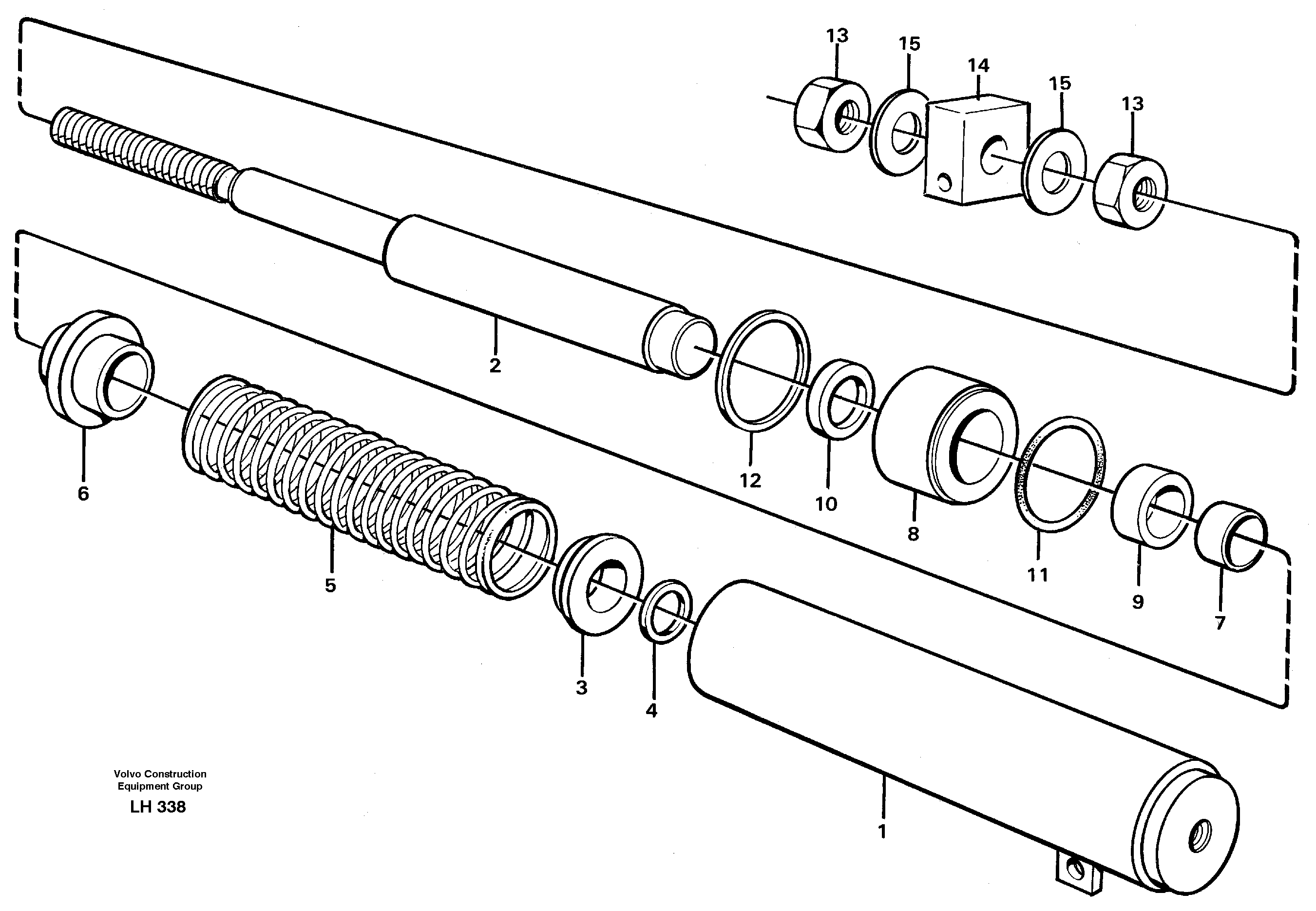 Spring cylinder — volvo parts diagram