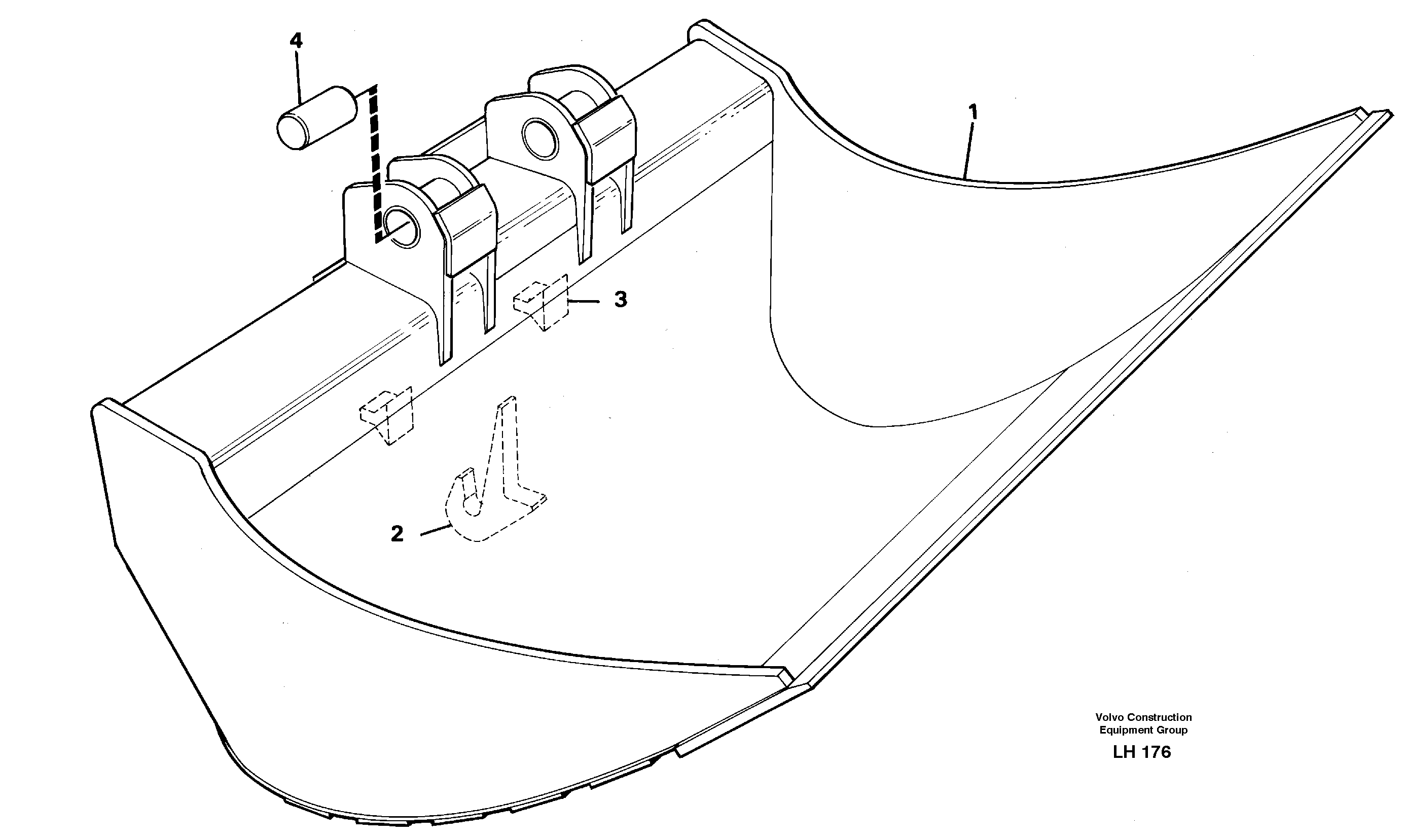 Fixed slope buckets — volvo parts diagram