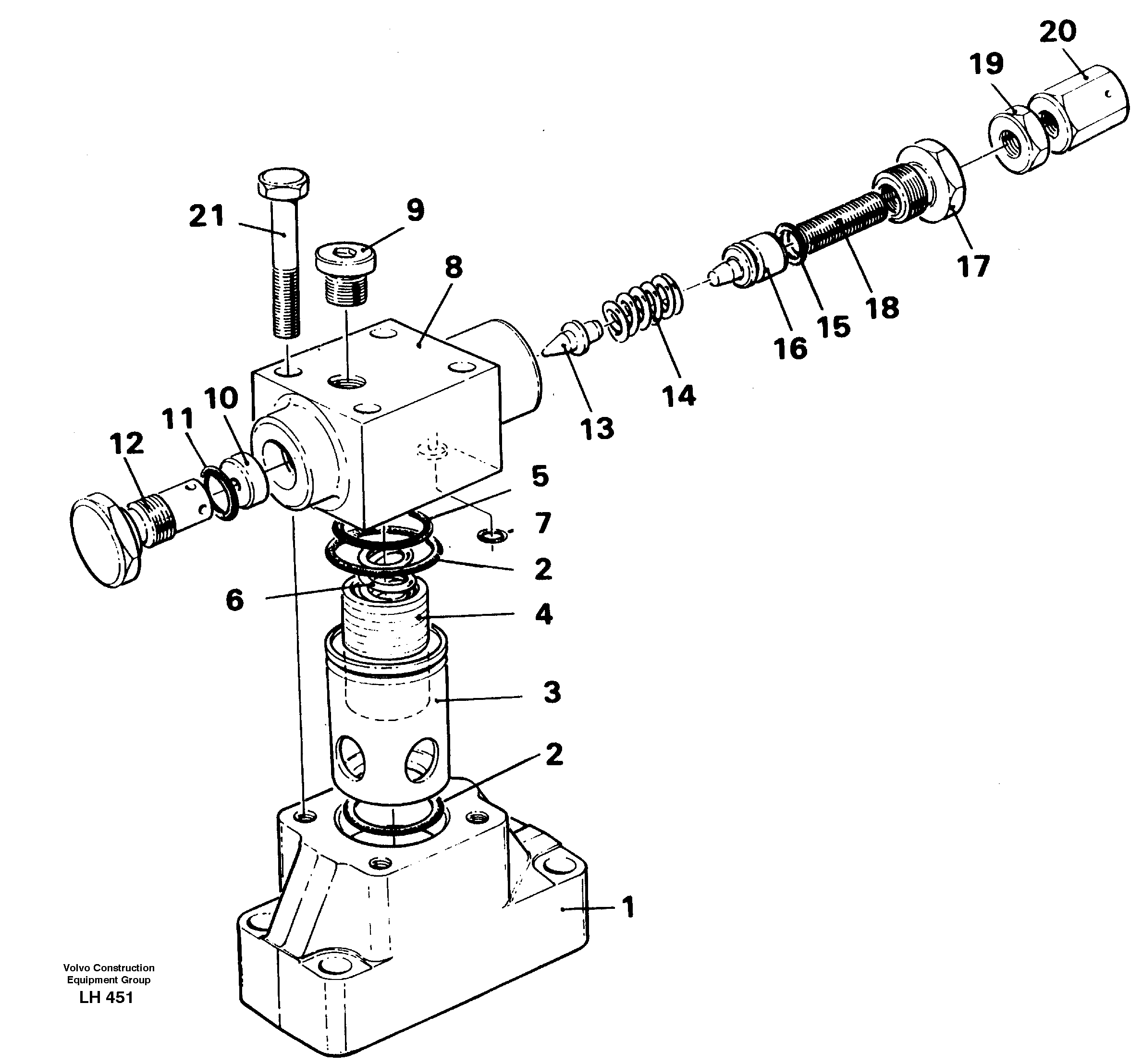 Magnet equipment Ohio, pressure limiting valve  14263260 — volvo parts diagram
