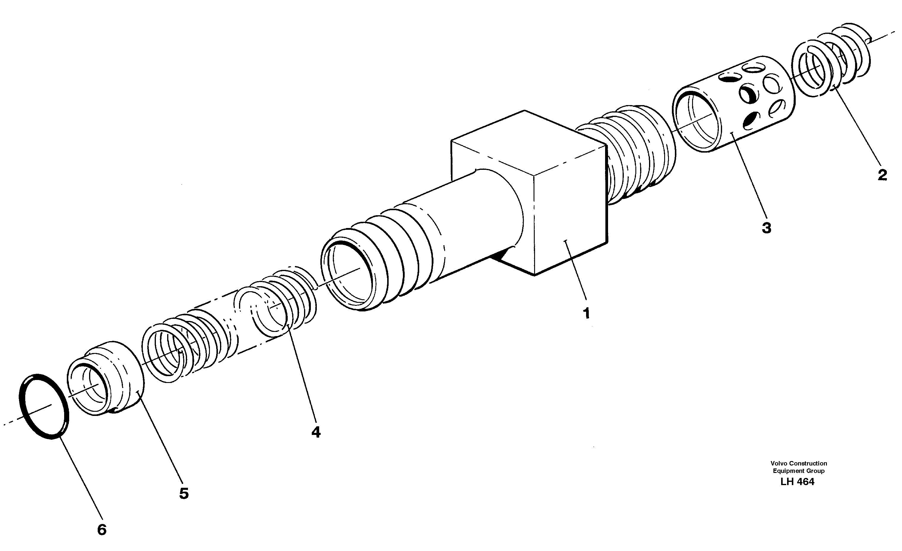 Thermostatic valve — volvo parts diagram