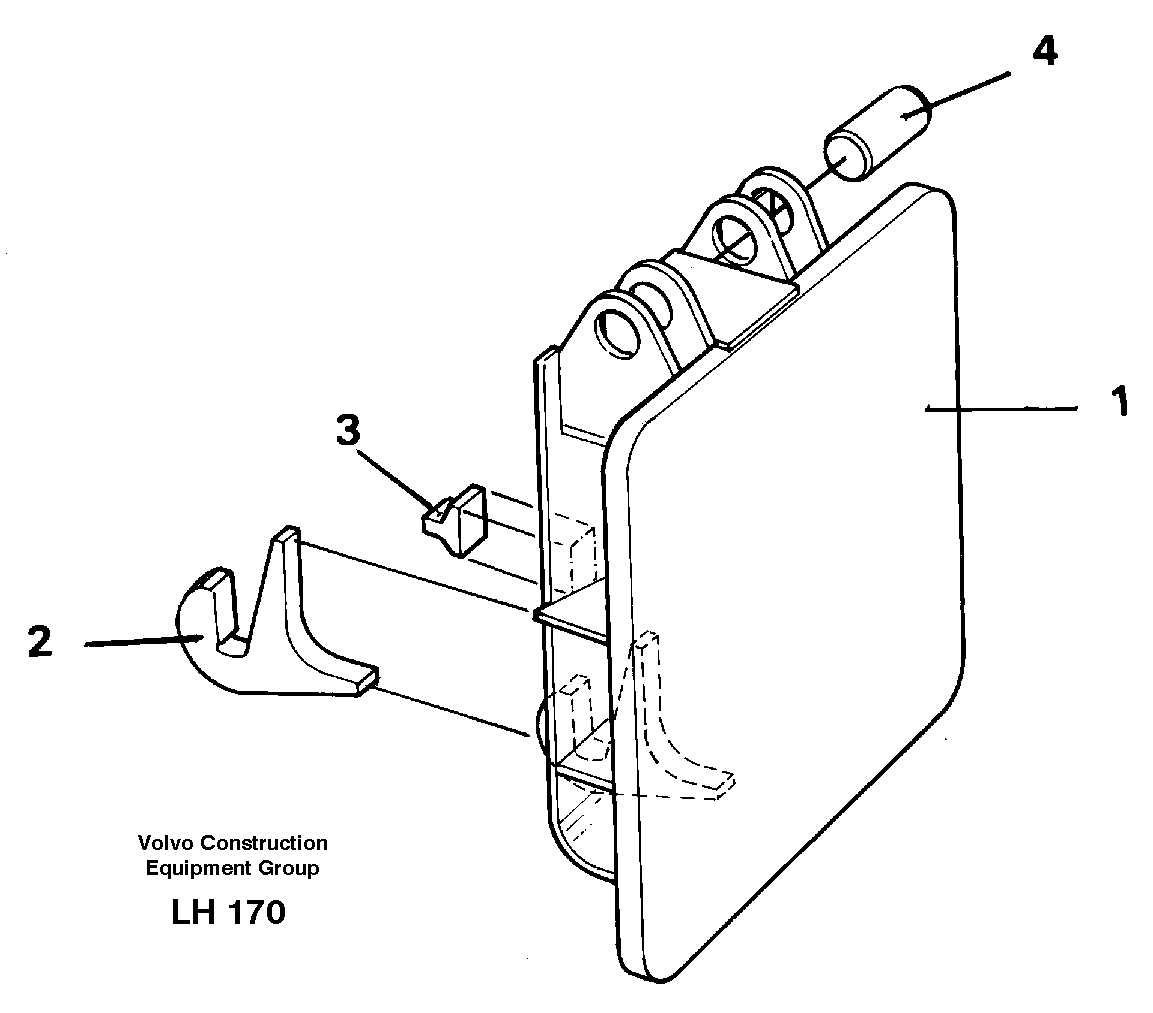 Hammer plate — volvo parts diagram