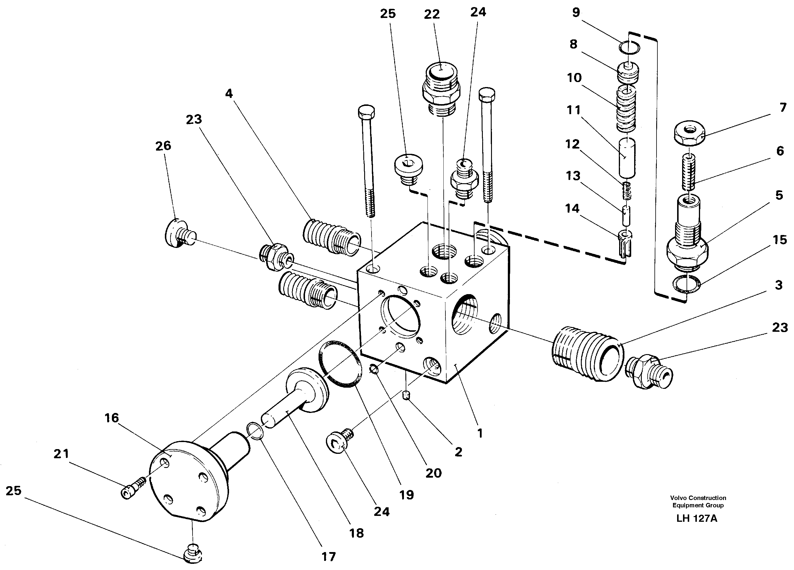 Shunt valve — volvo parts diagram
