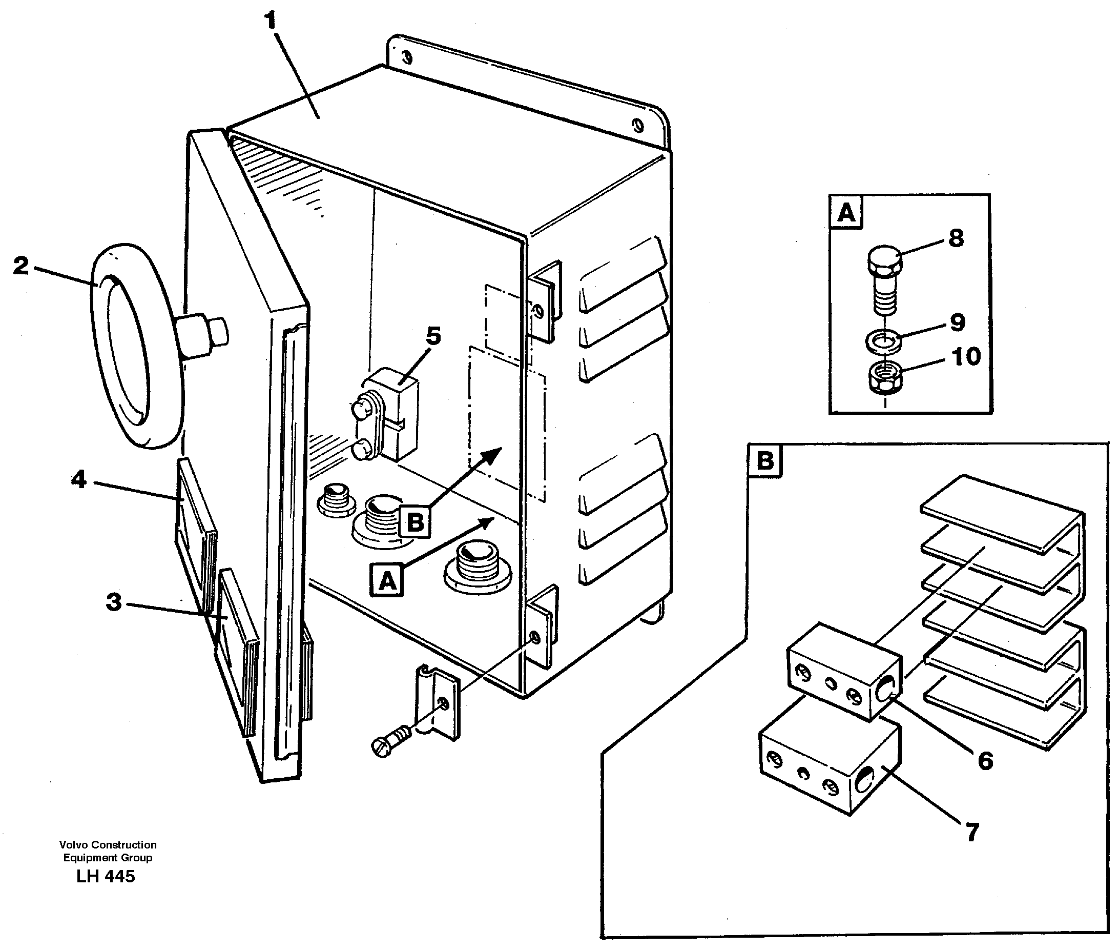 Magnet equipment Ohio, instrument box  14263260 — volvo parts diagram