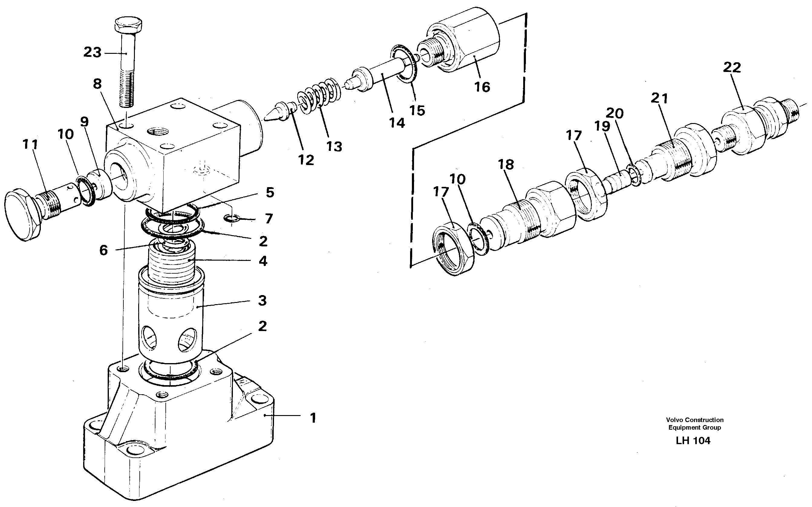 Pressure limiting valve — volvo parts diagram