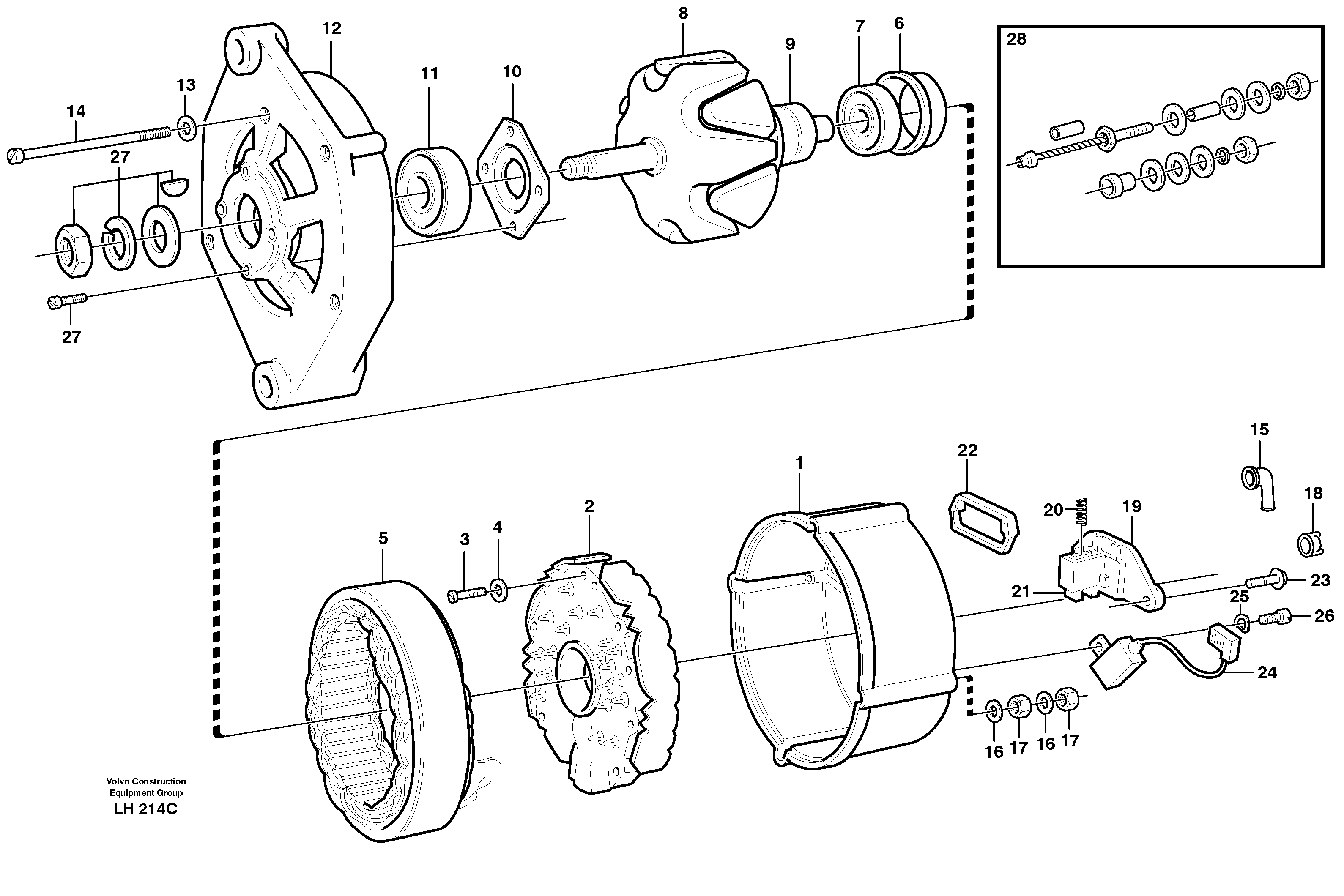Alternator — volvo parts diagram