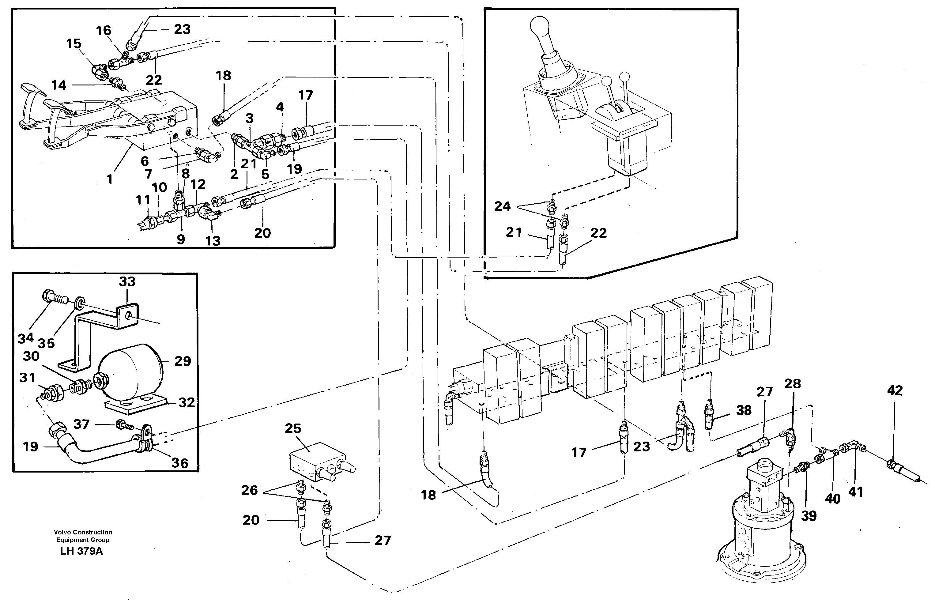 Brake system Cab — volvo parts diagram