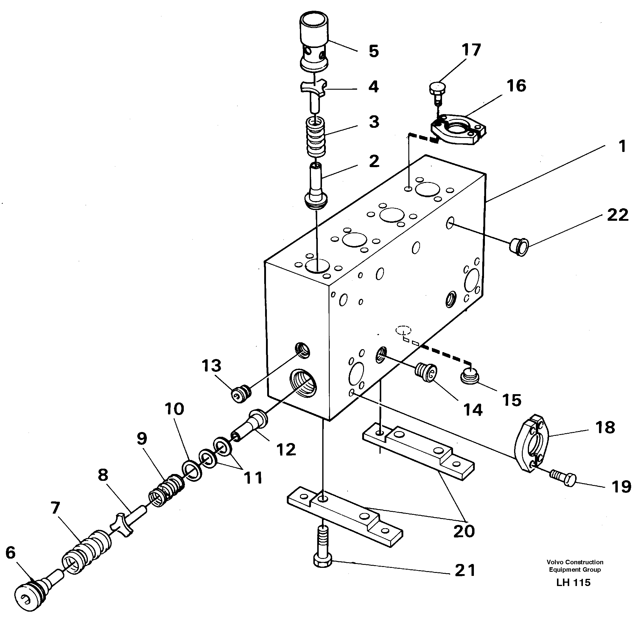 Connection board — volvo parts diagram