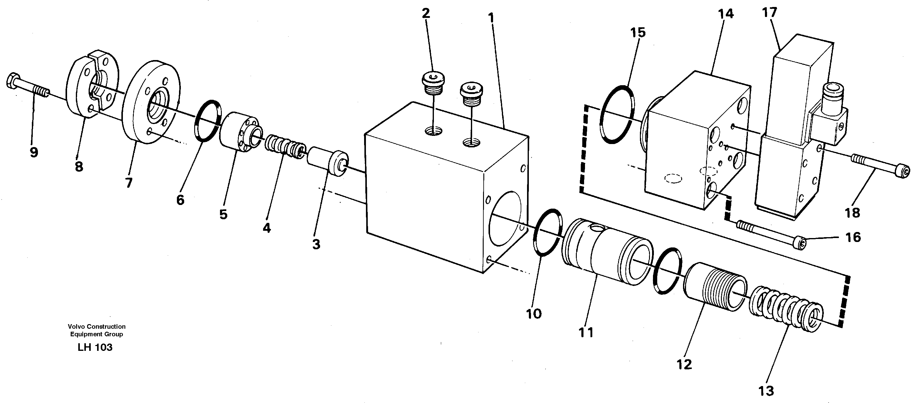 Relief valve — volvo parts diagram