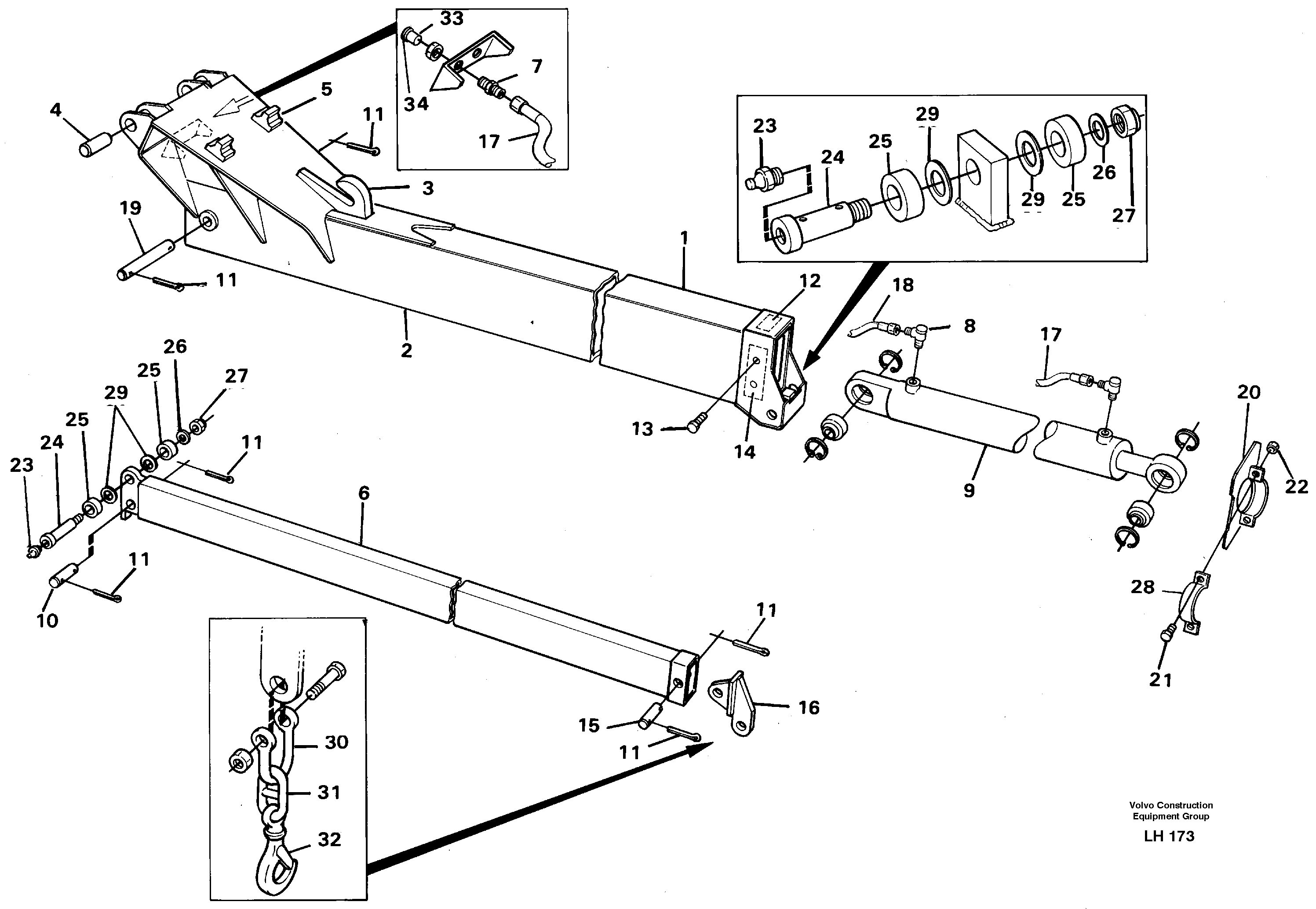 Jib — volvo parts diagram