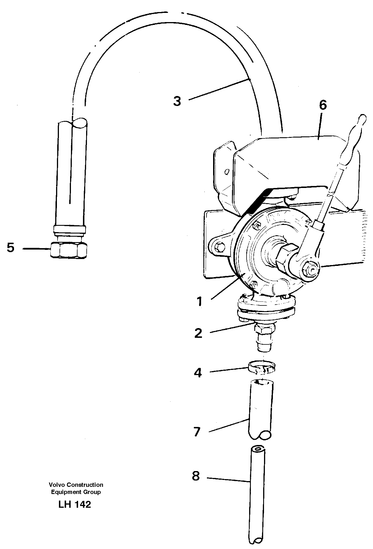 Hydraulic oil pump — volvo parts diagram