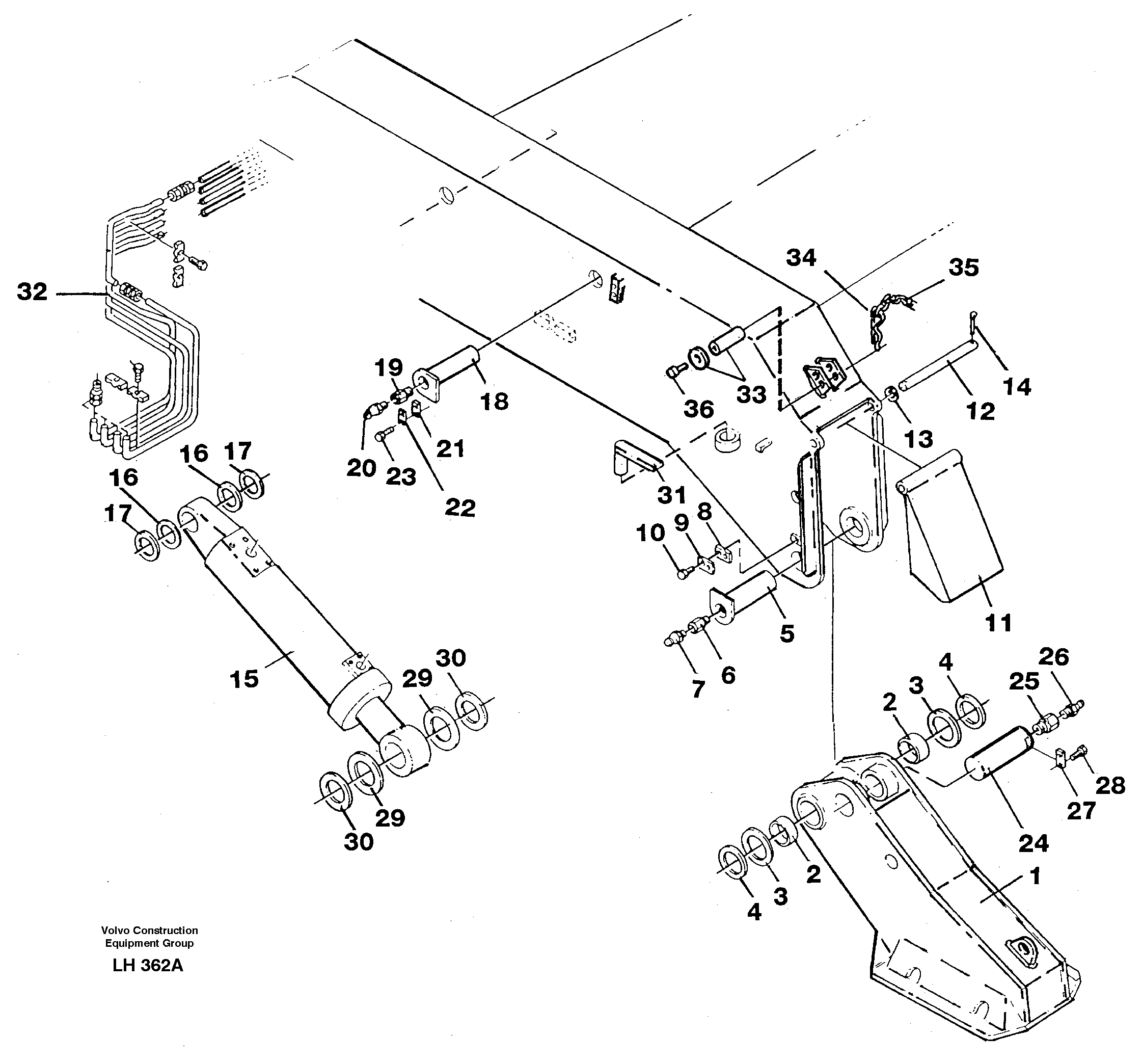 Stabilisers  14238804, 14257777 — volvo parts diagram