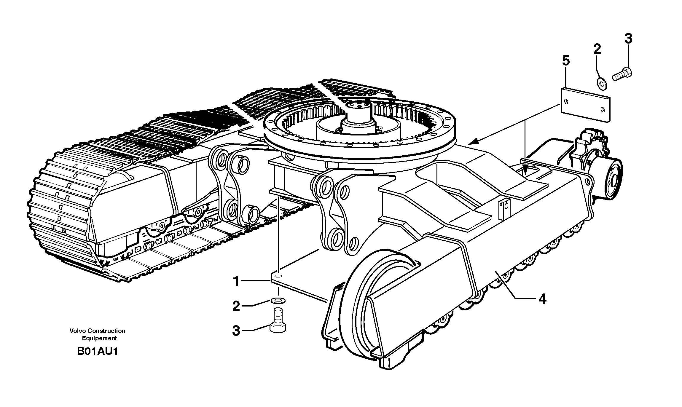 Lower frame — volvo parts diagram