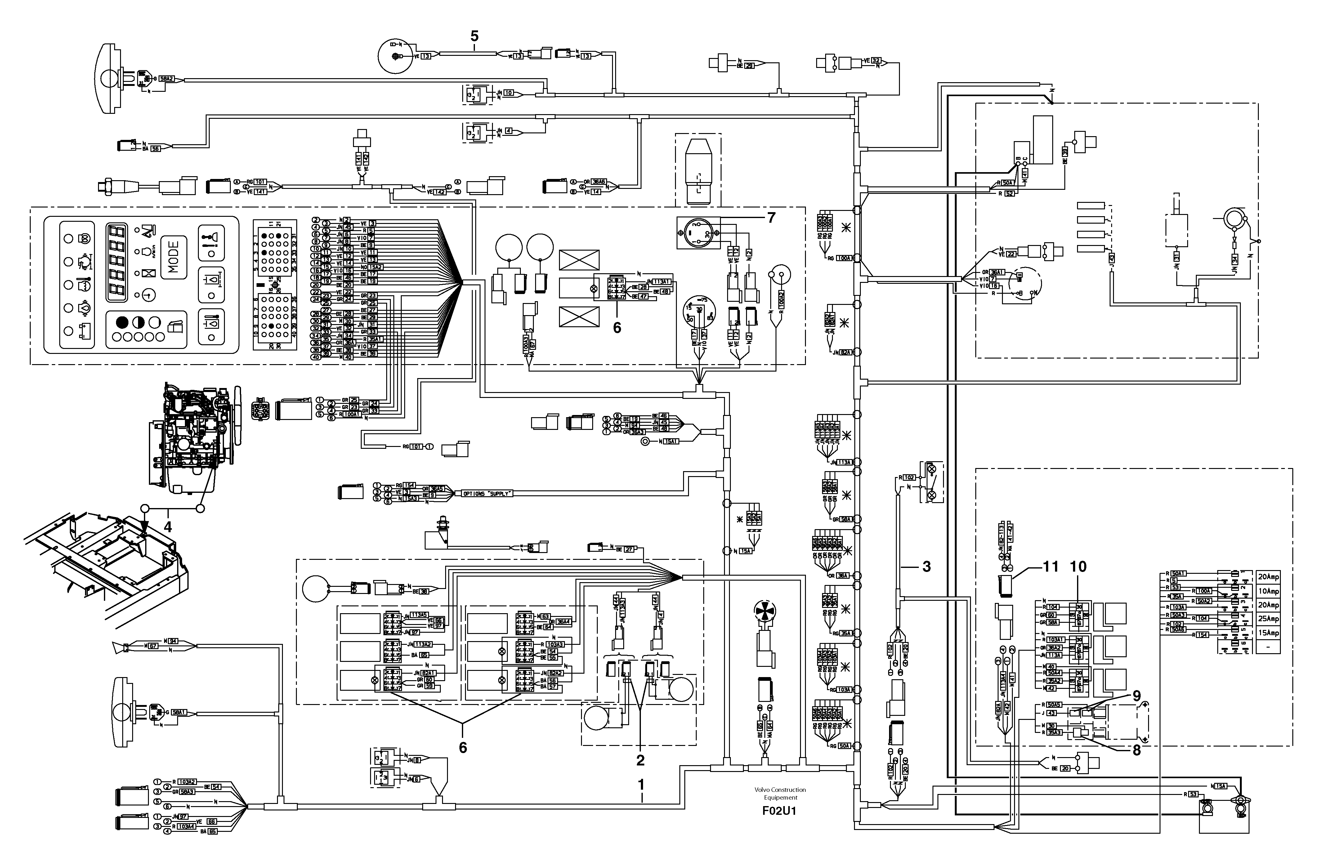 Electrical system / with Puma — volvo parts diagram