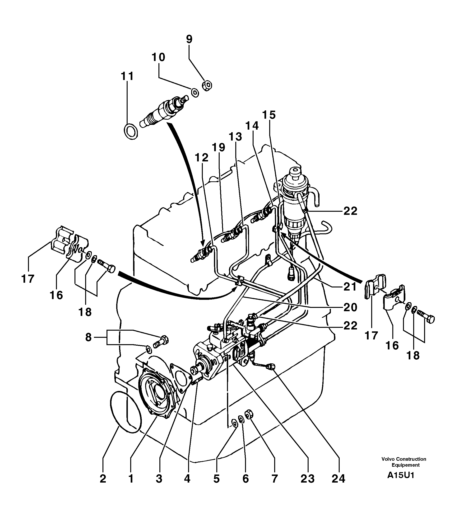 Fuel circuit  ENG - 35169 — volvo parts diagram