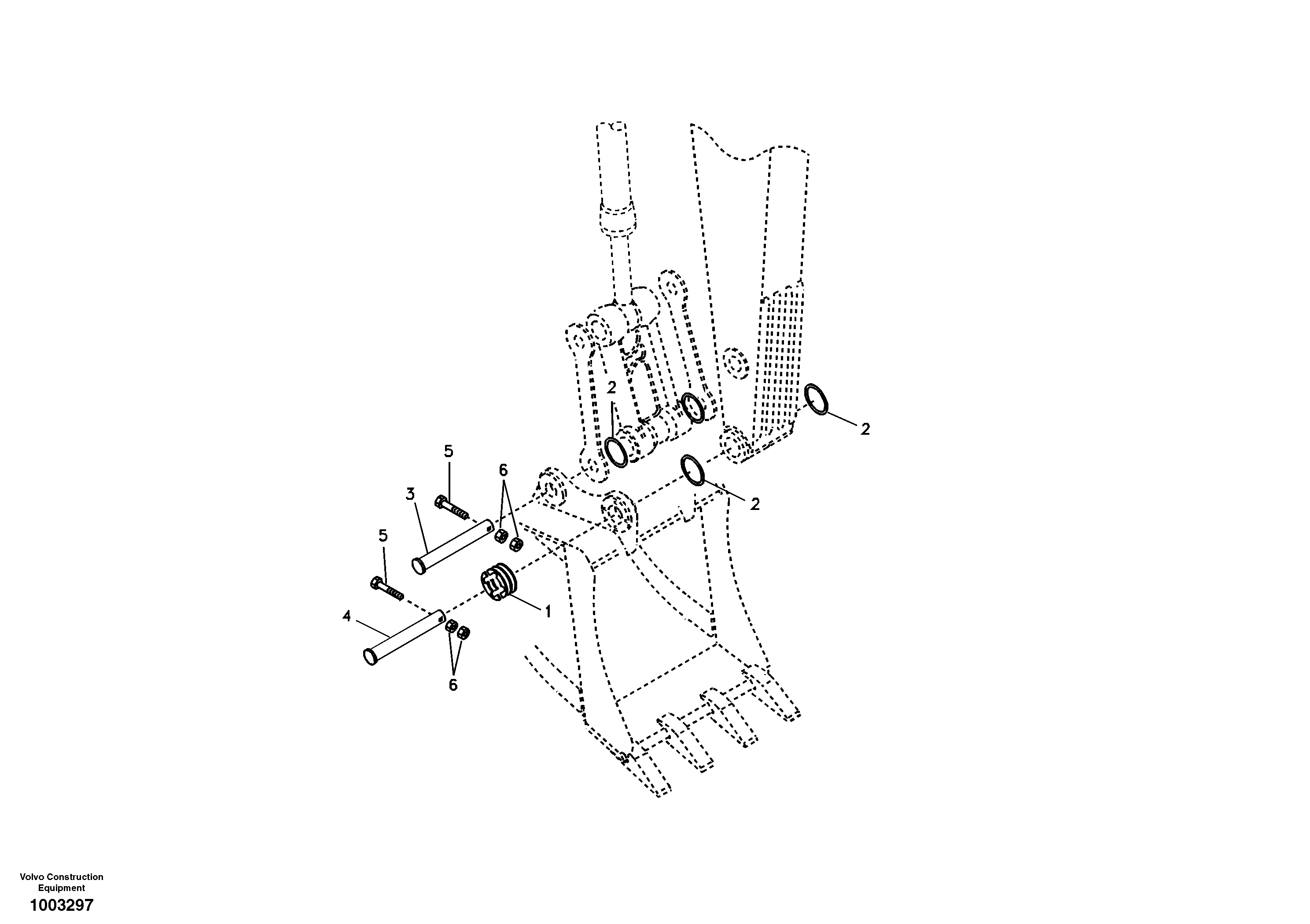Linkage for no bucket — volvo parts diagram