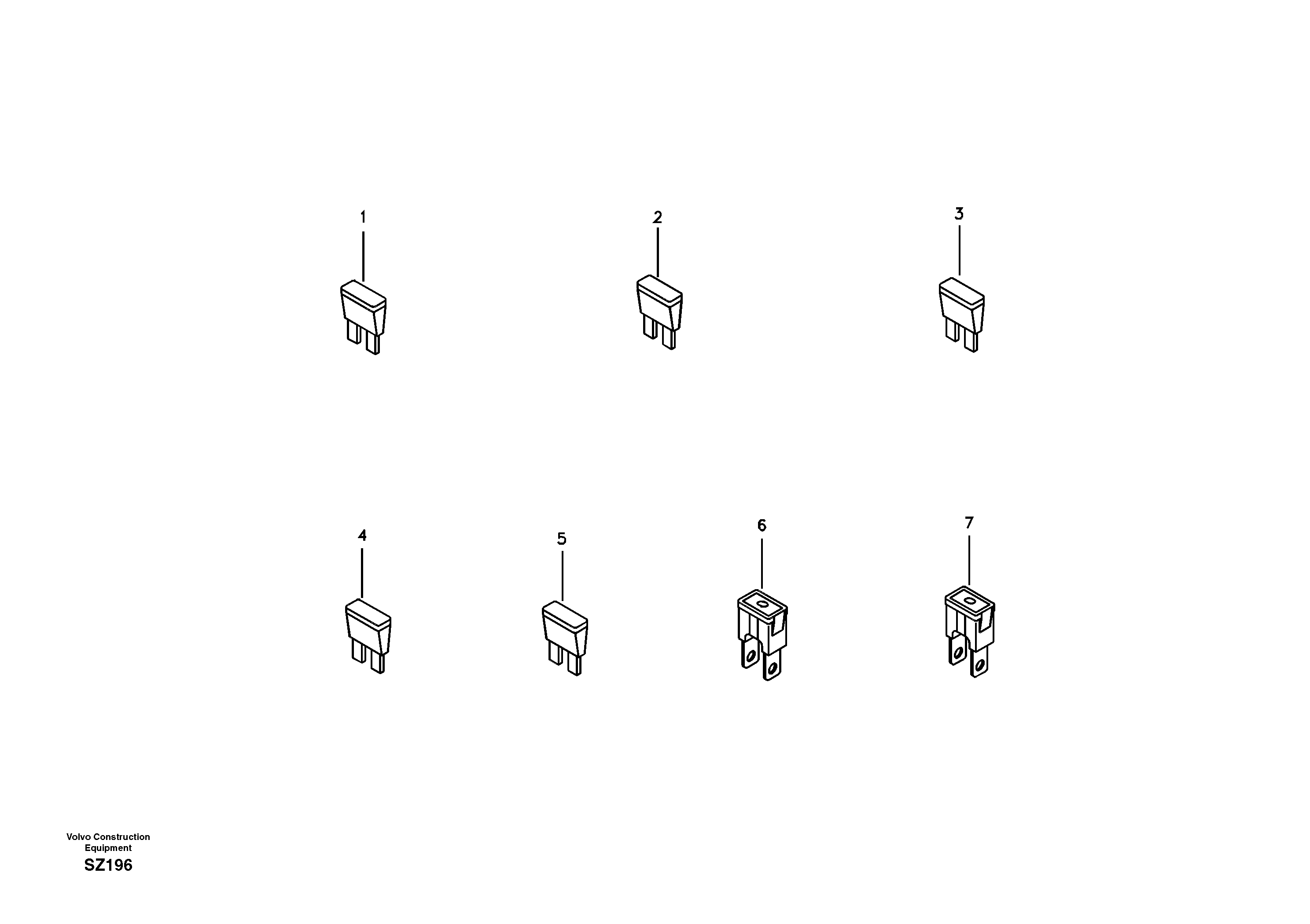 Spare parts kit — volvo parts diagram