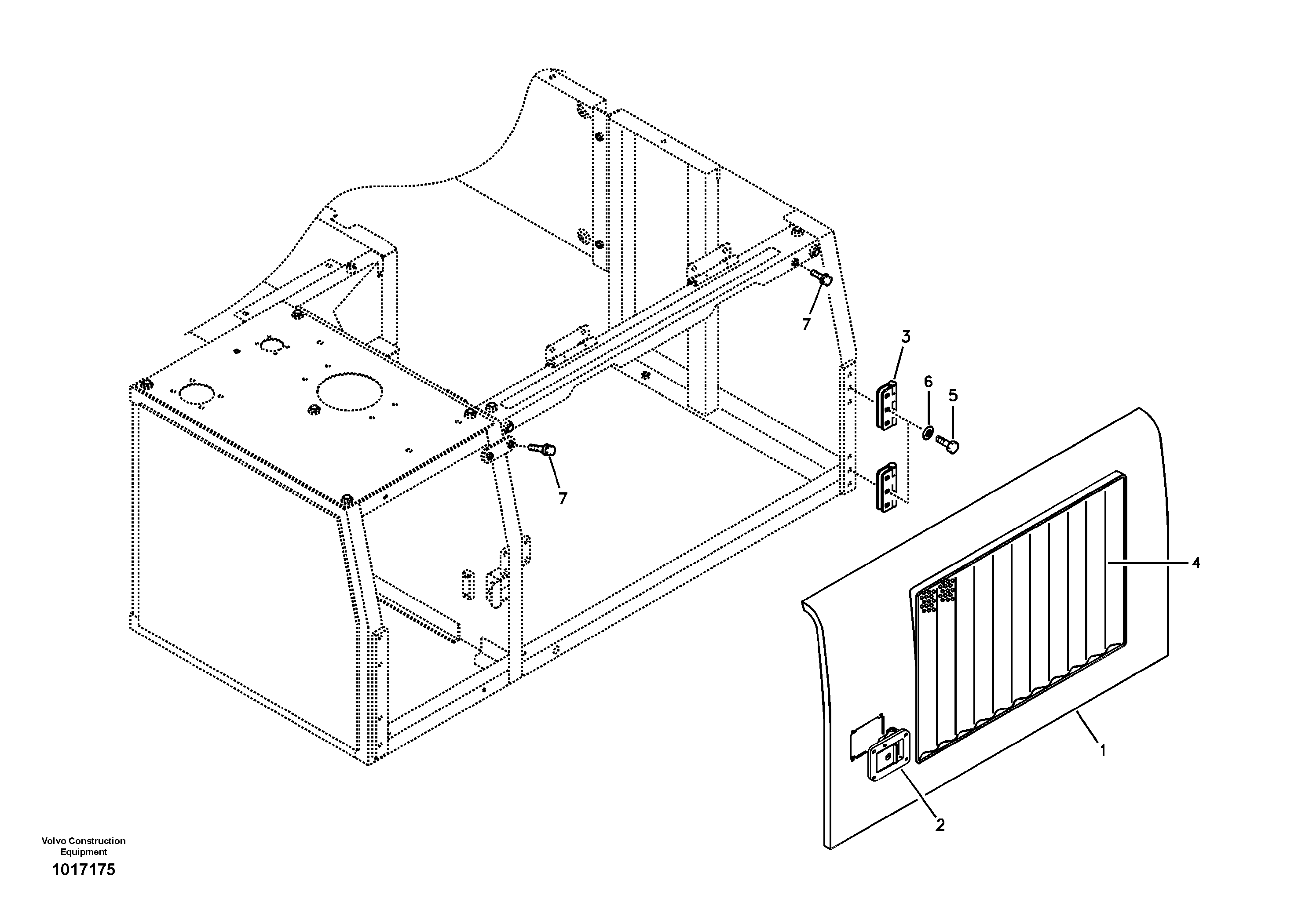 Door, side — volvo parts diagram