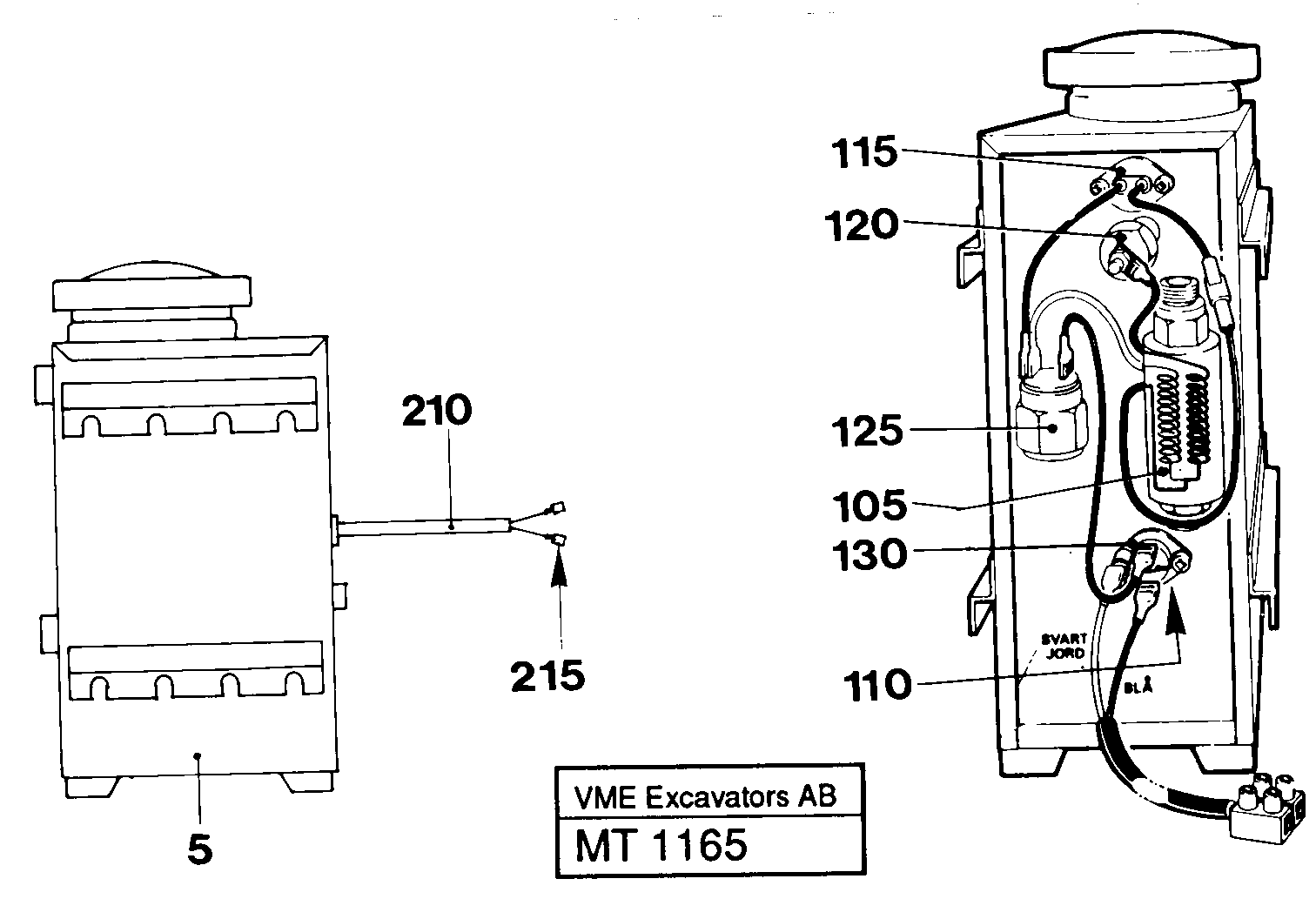 Engine heater gasol 2400 — volvo parts diagram
