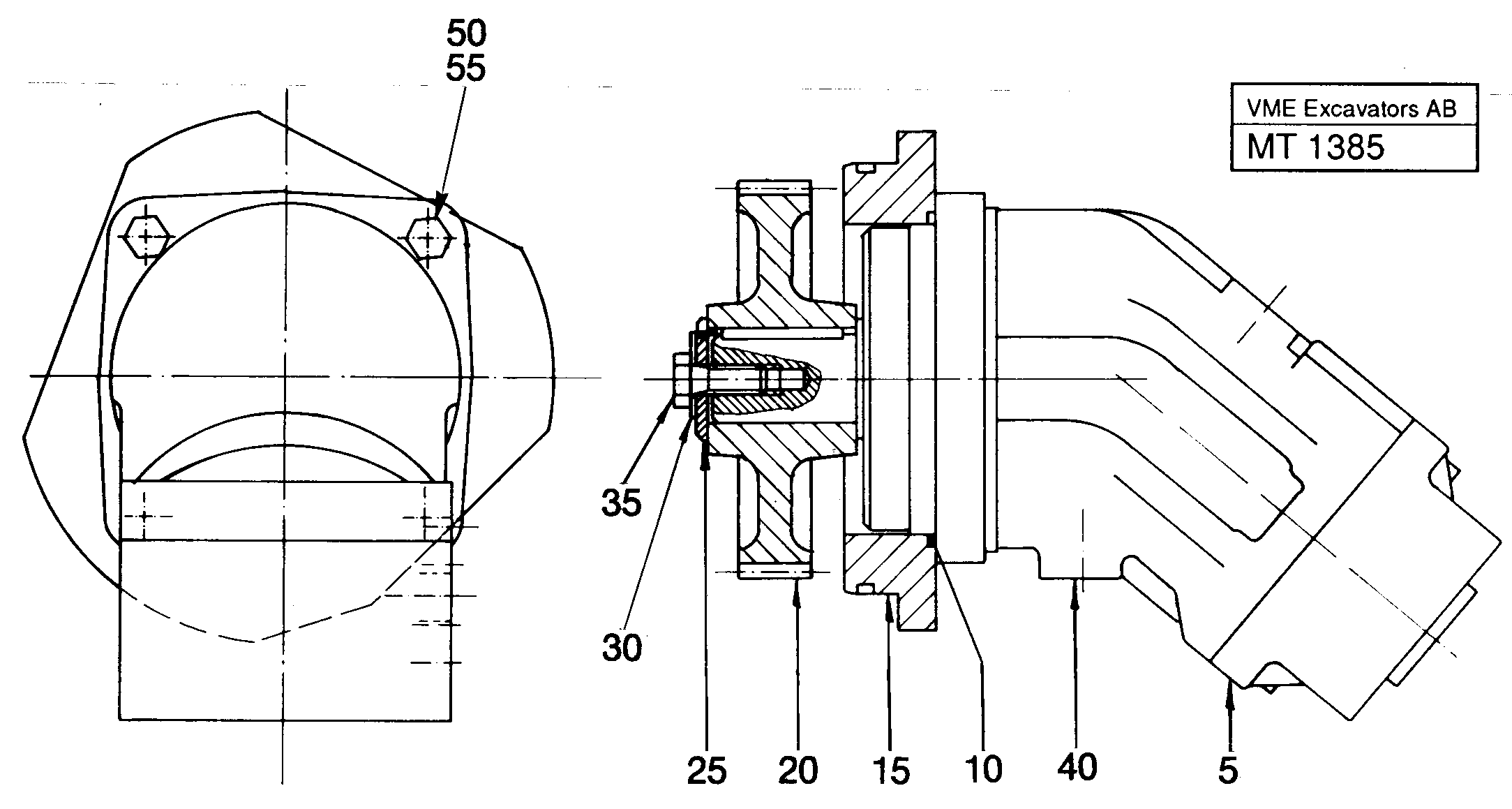 Pump P4, Q = 78l/min — volvo parts diagram