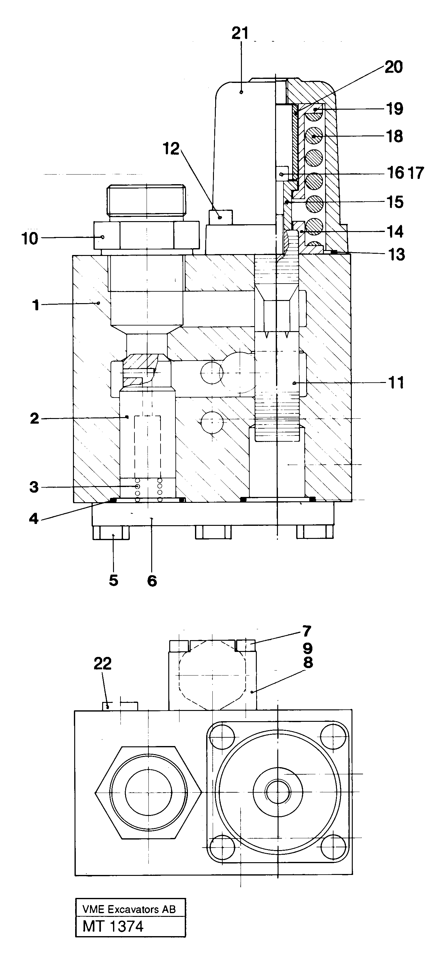 Hose rupture valve — volvo parts diagram