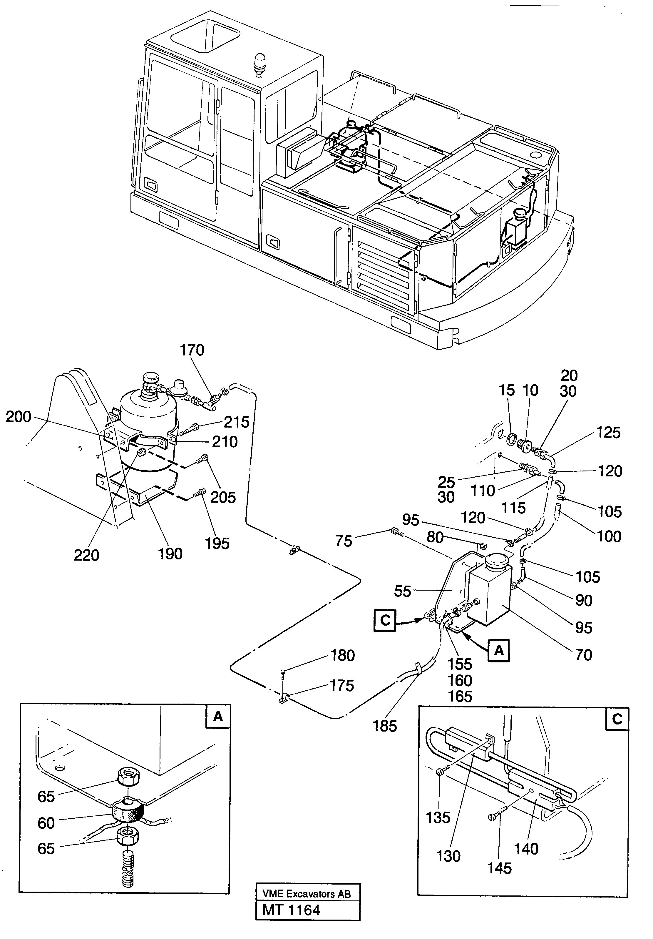 Engine heater gasol 2400 — volvo parts diagram