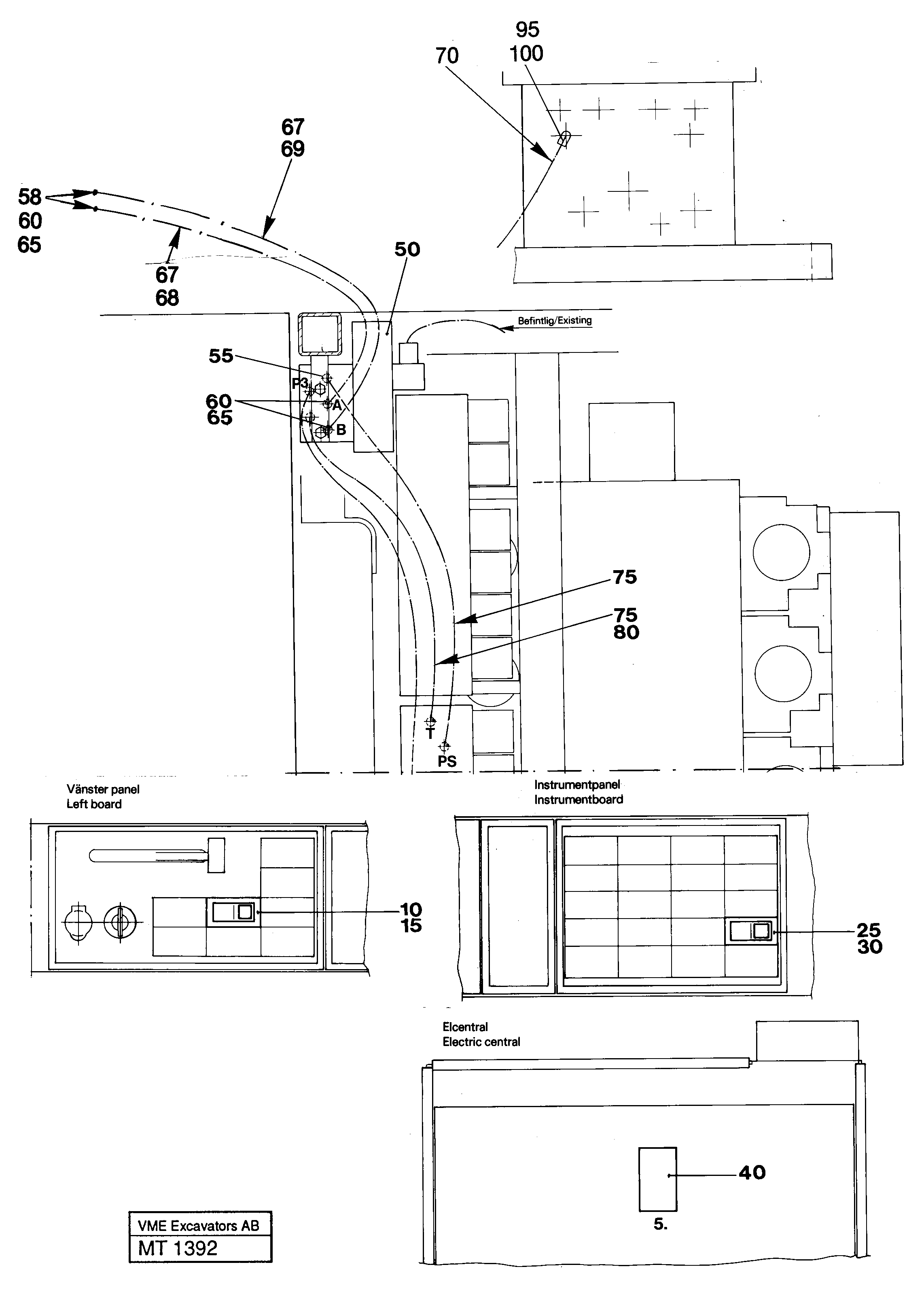 Hydr. quick fit equipmenton super structure  14246054 — volvo parts diagram