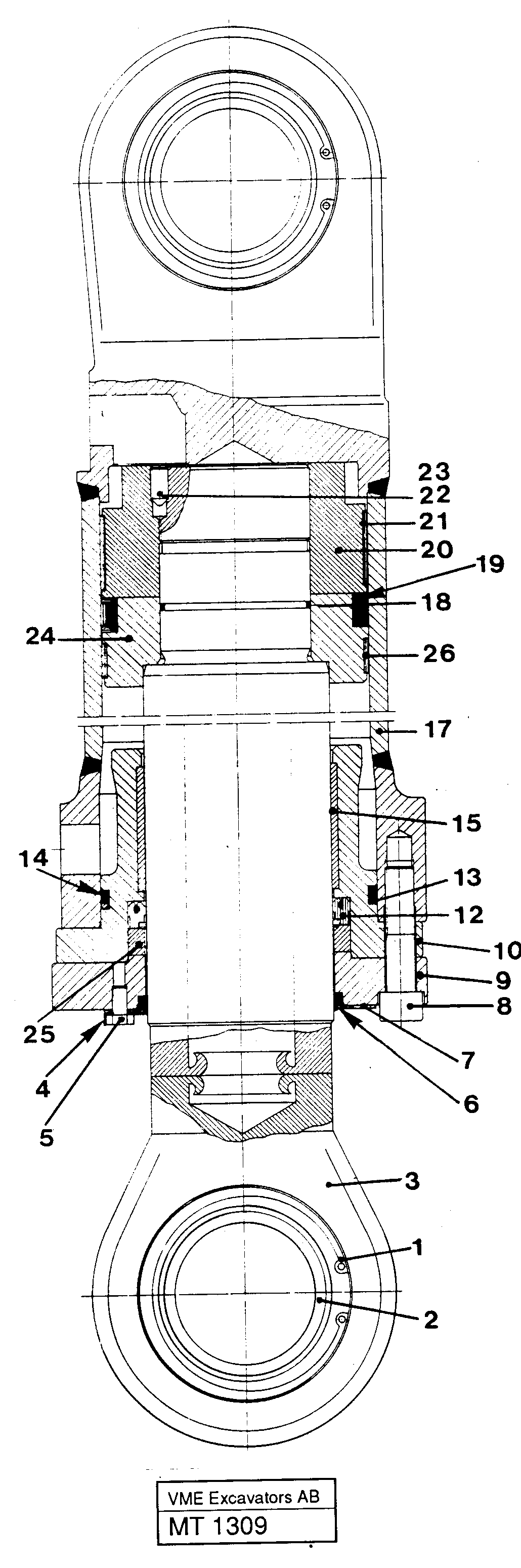 Dipper cylinder materials handling equipm — volvo parts diagram