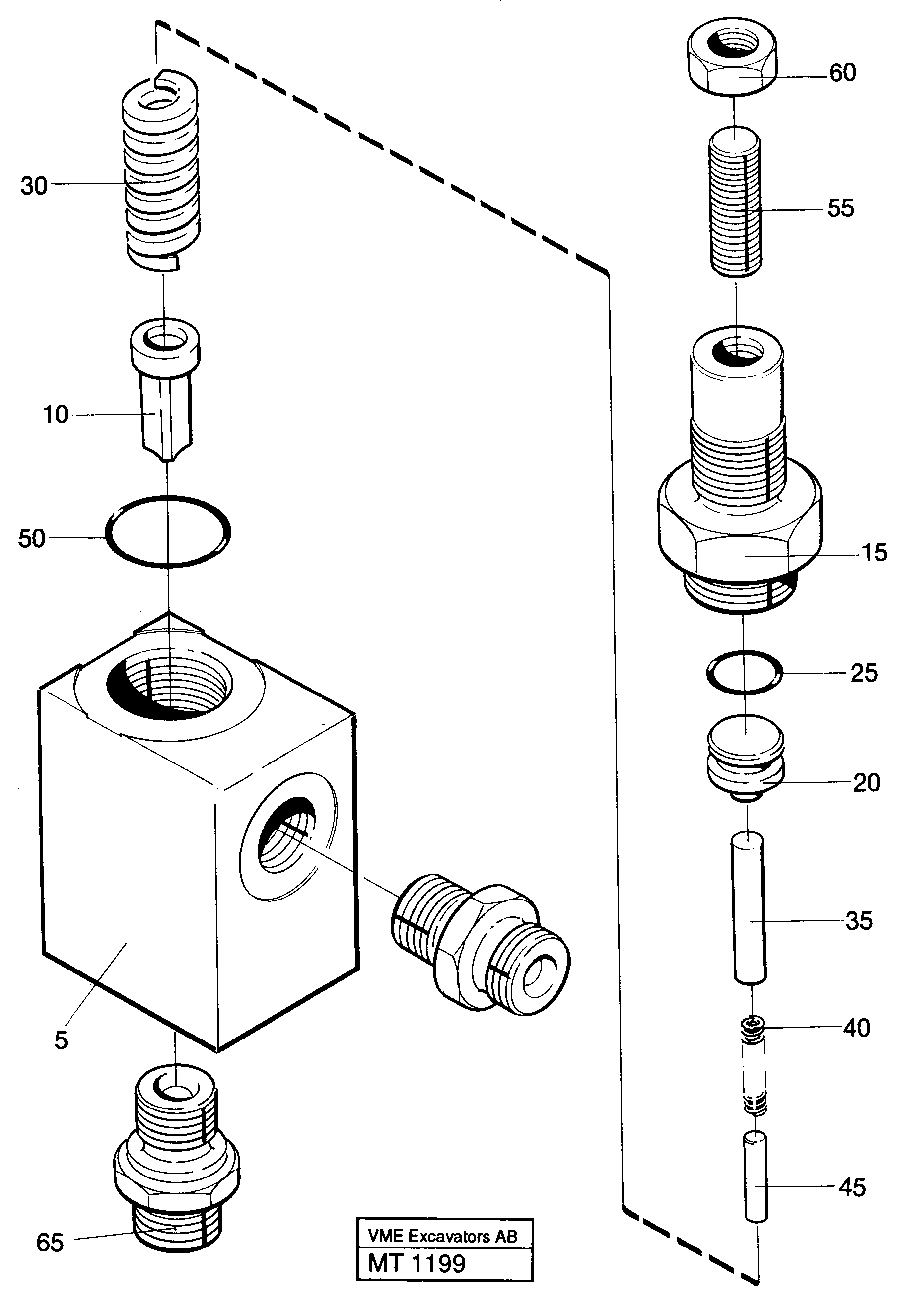 Overflow valve — volvo parts diagram