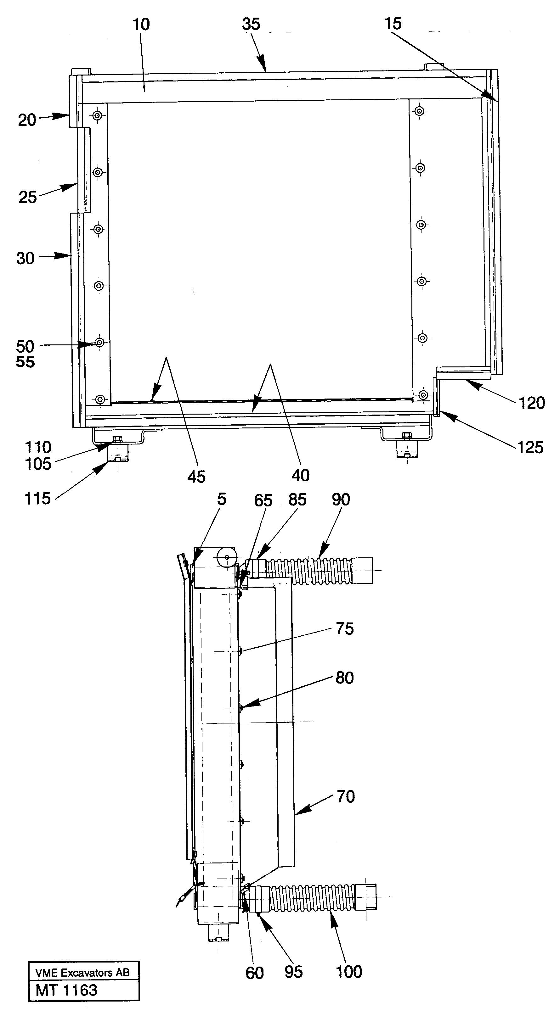 Radiator — volvo parts diagram