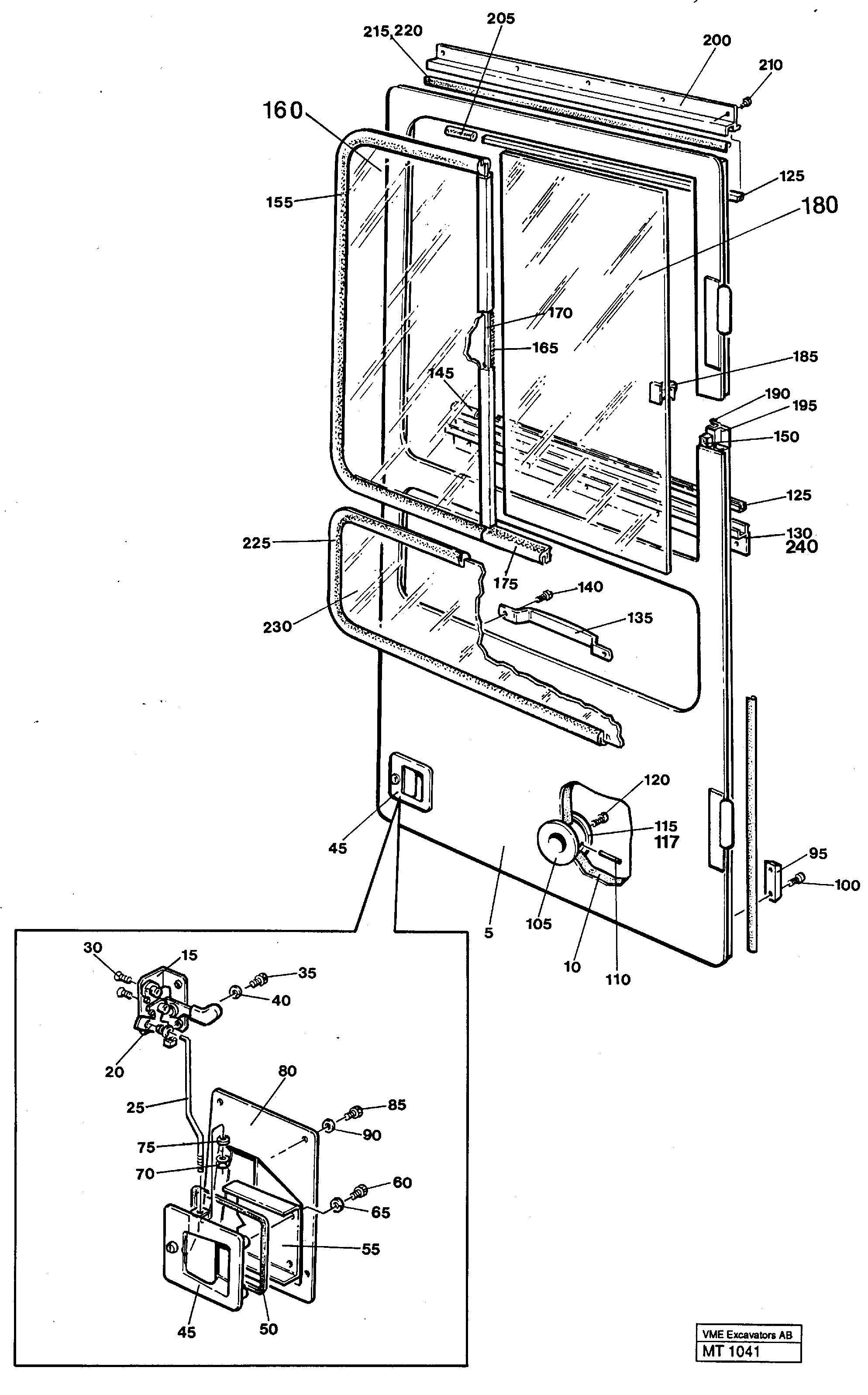 Door  14245371 — volvo parts diagram