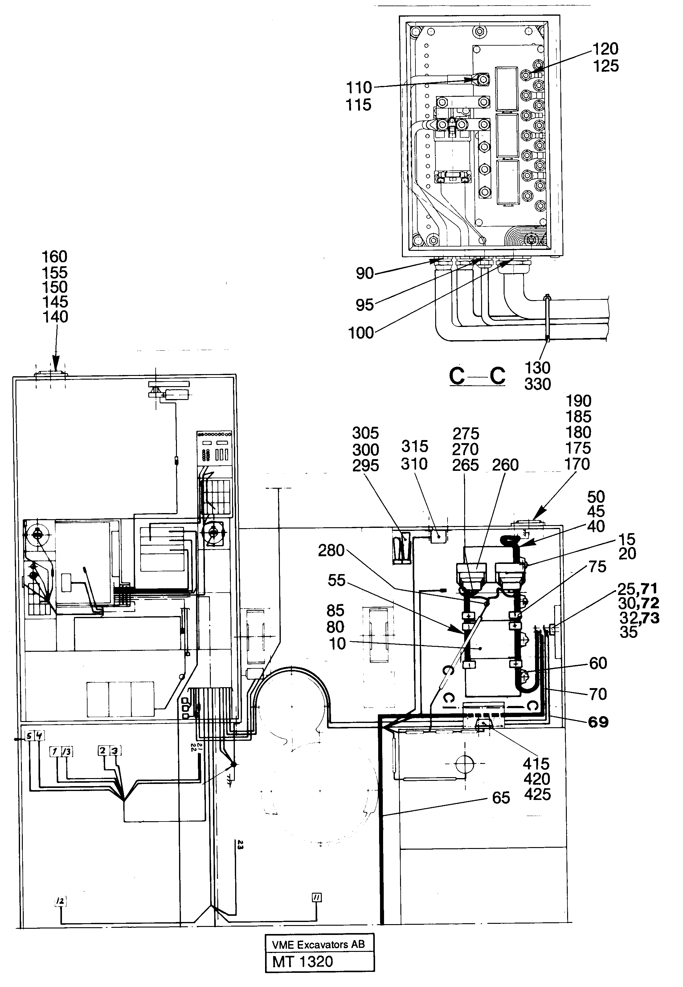 Electric installation — volvo parts diagram