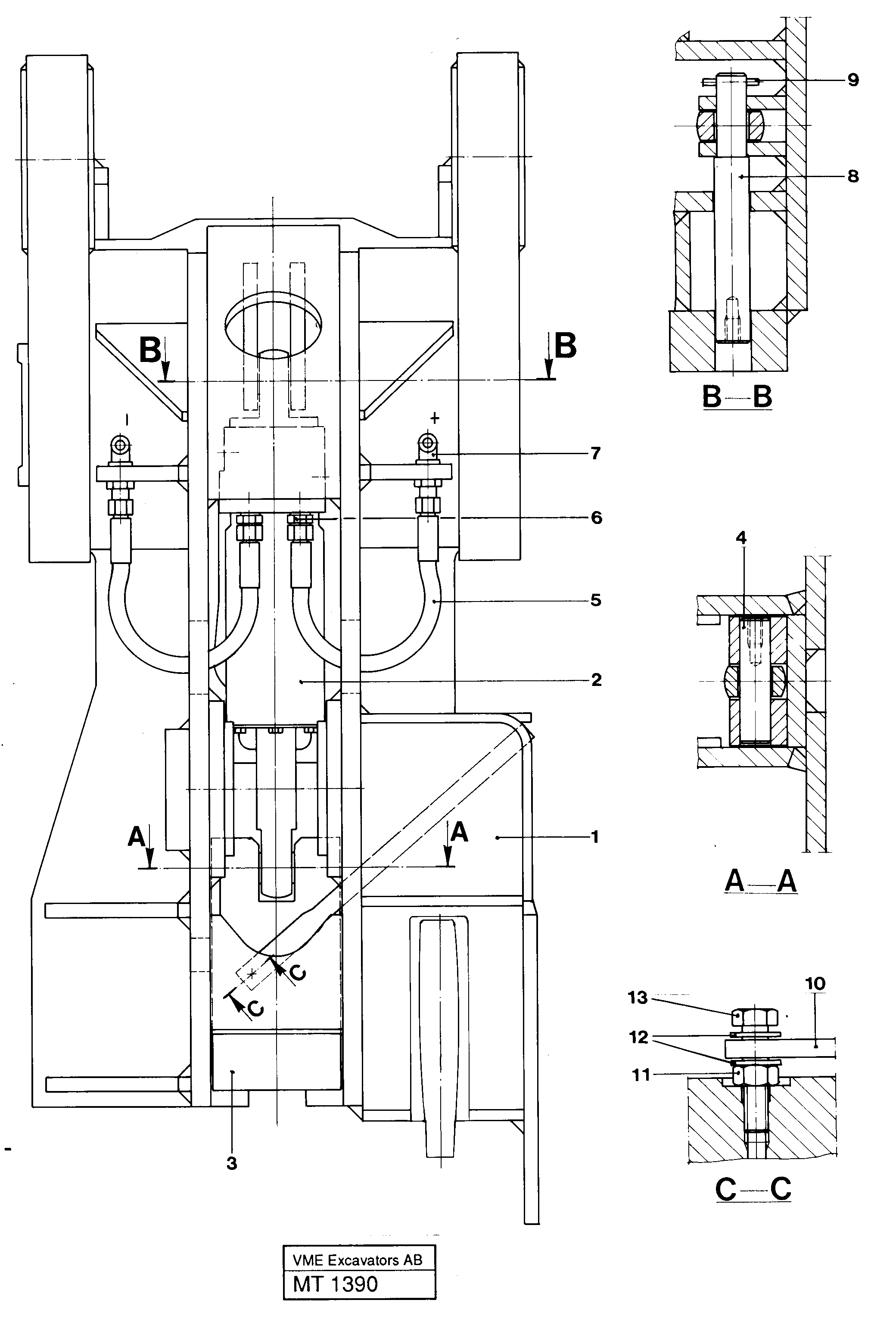 Hydraulic quick fit  14255322 — volvo parts diagram