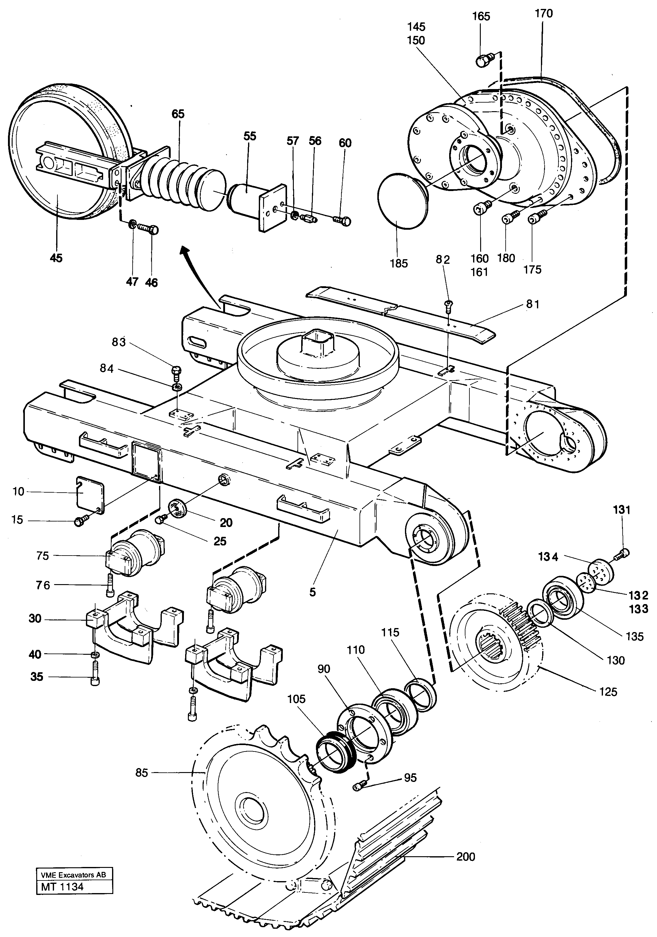 Undercarriage Ec 230 Undercarriage Ec 229  14247975  14249529 — volvo parts diagram