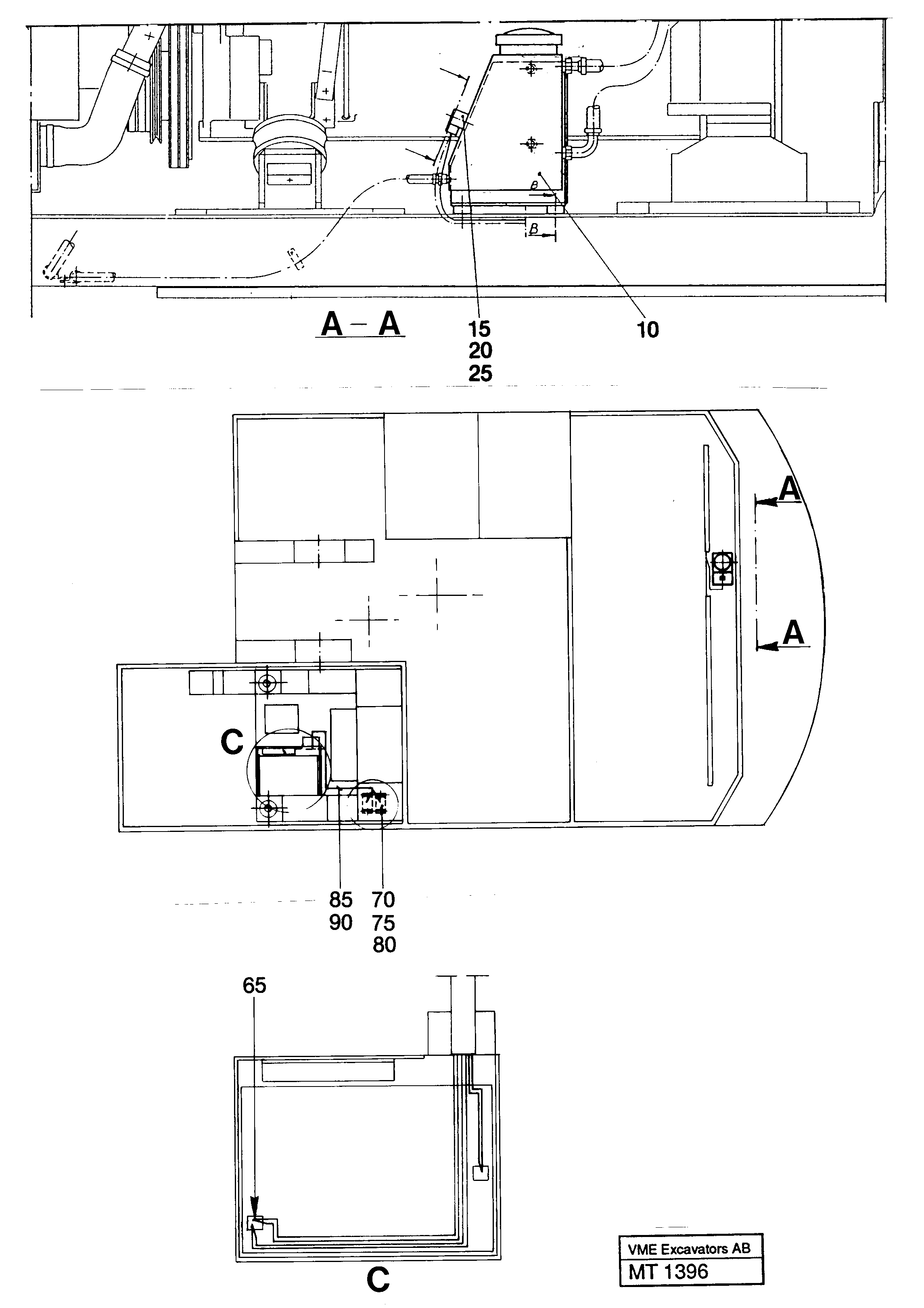 Engine heater, Lpg 2440  14254276 — volvo parts diagram