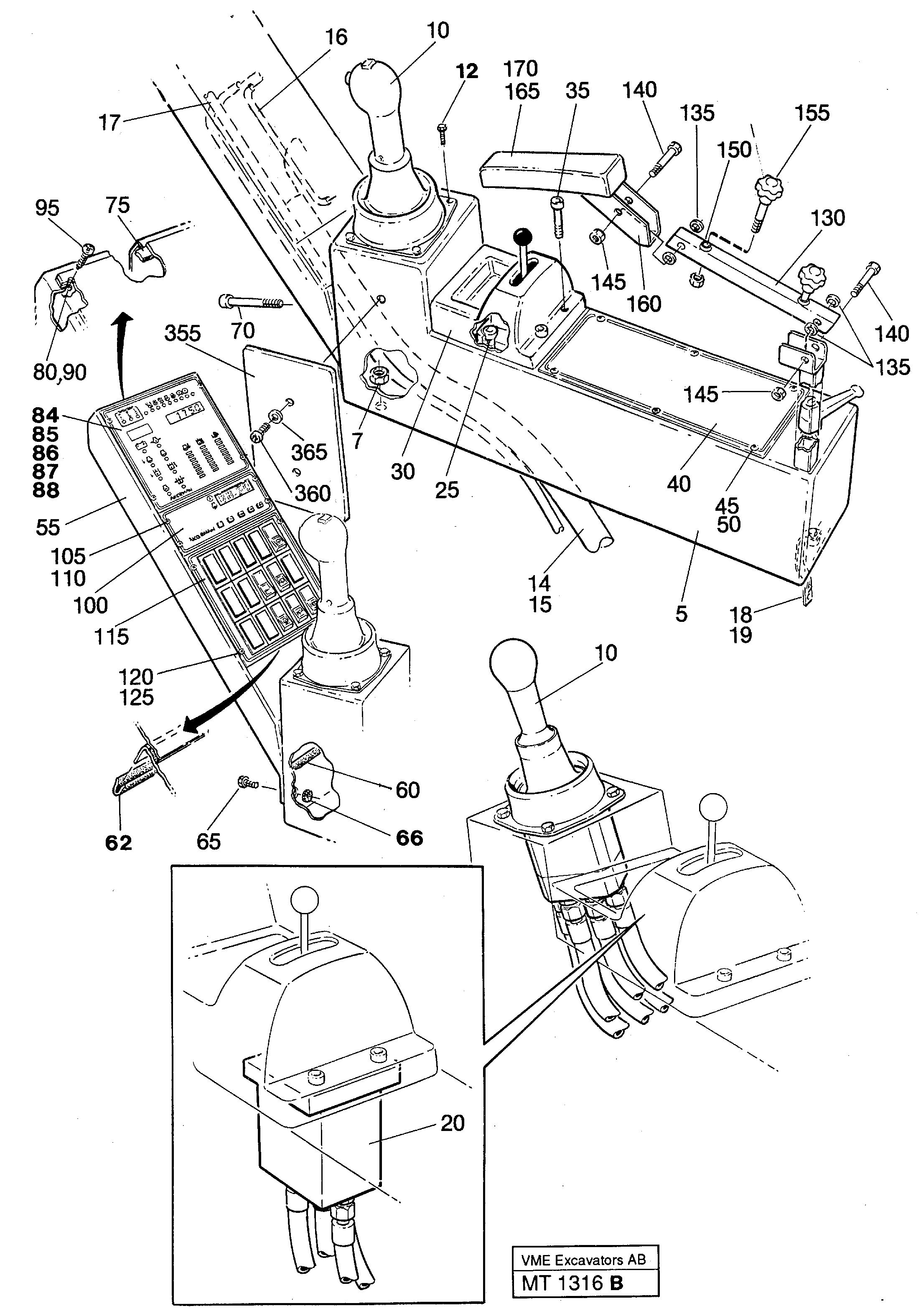 Side panel, Rh — volvo parts diagram